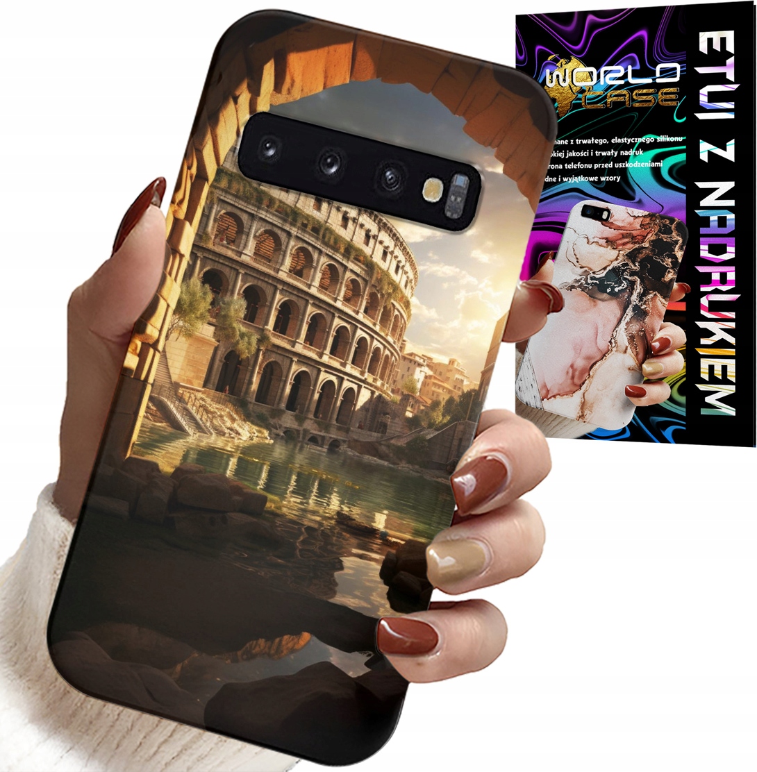 ETUI DO SAMSUNG GALAXY S10 PLUS - RZYM COLOSSEUM RZYMIANIE STAROŻYTNOŚĆ