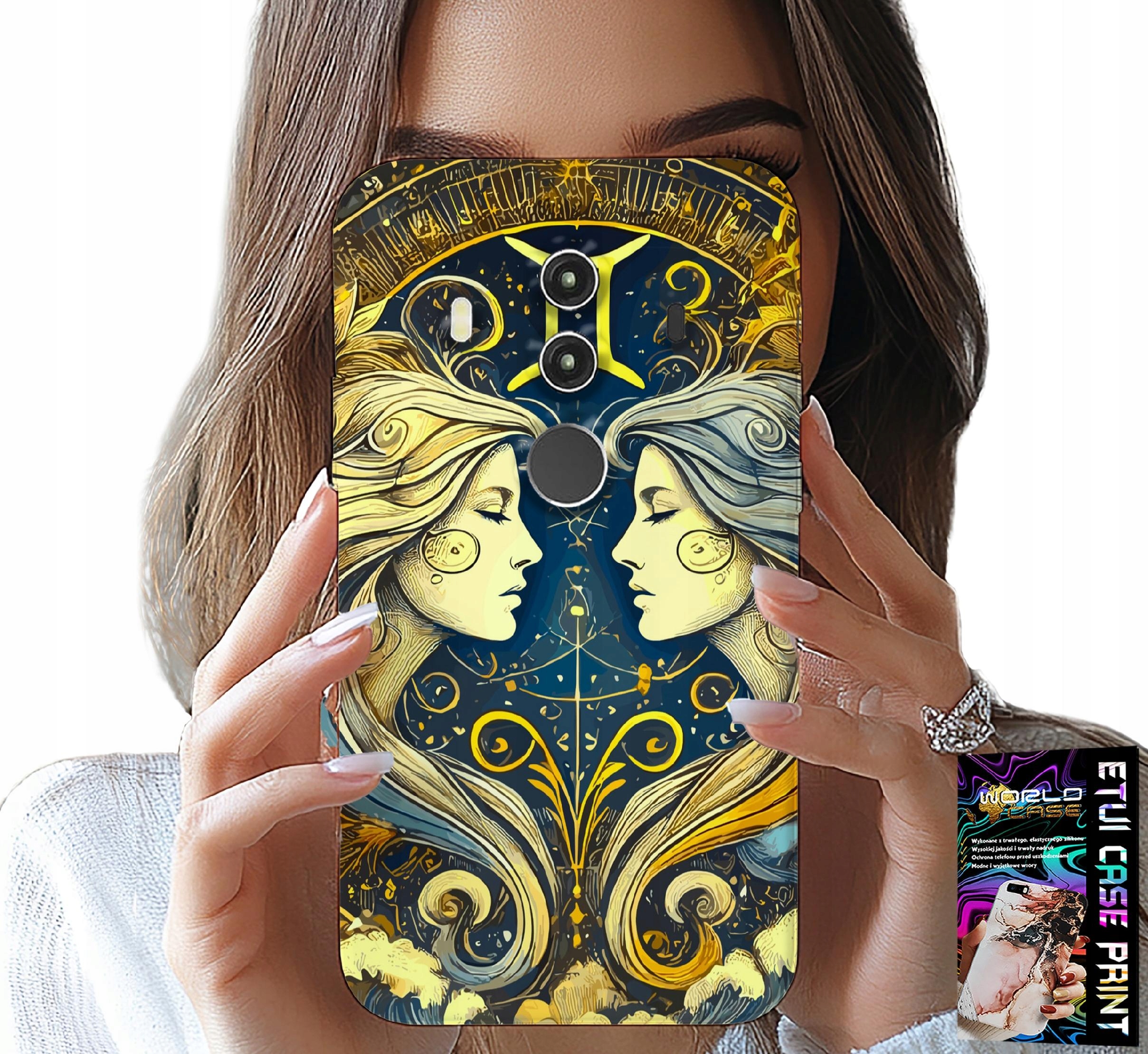 ETUI DO HUAWEI MATE 10 PRO - ZNAK ZODIAKU, BLIŹNIĘTA ASTRONOMIA CASE
