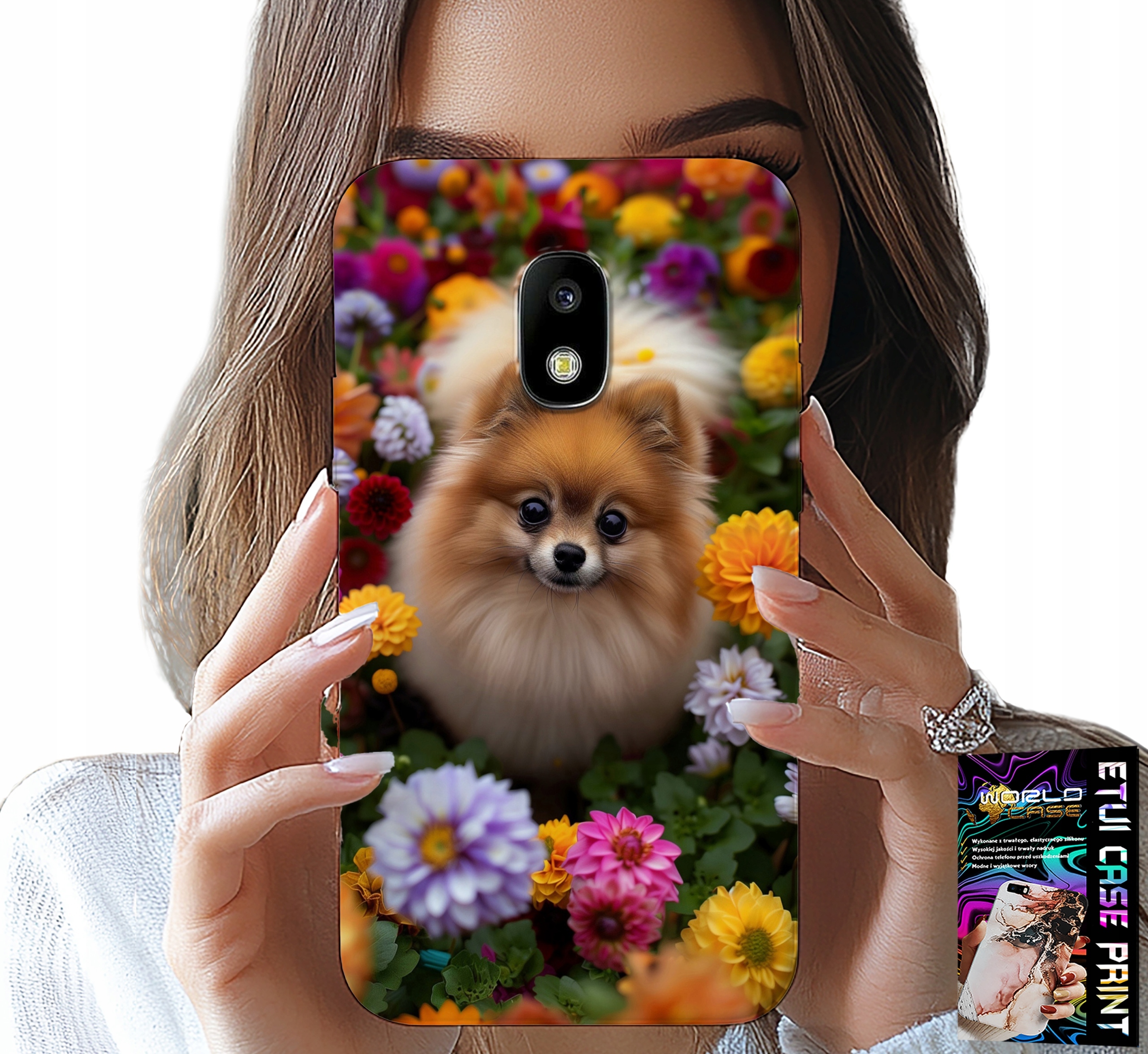 ETUI DO SAMSUNG GALAXY J5 2017 - SŁODKI PIESEK, POMERANIAN CASE + SZKŁO