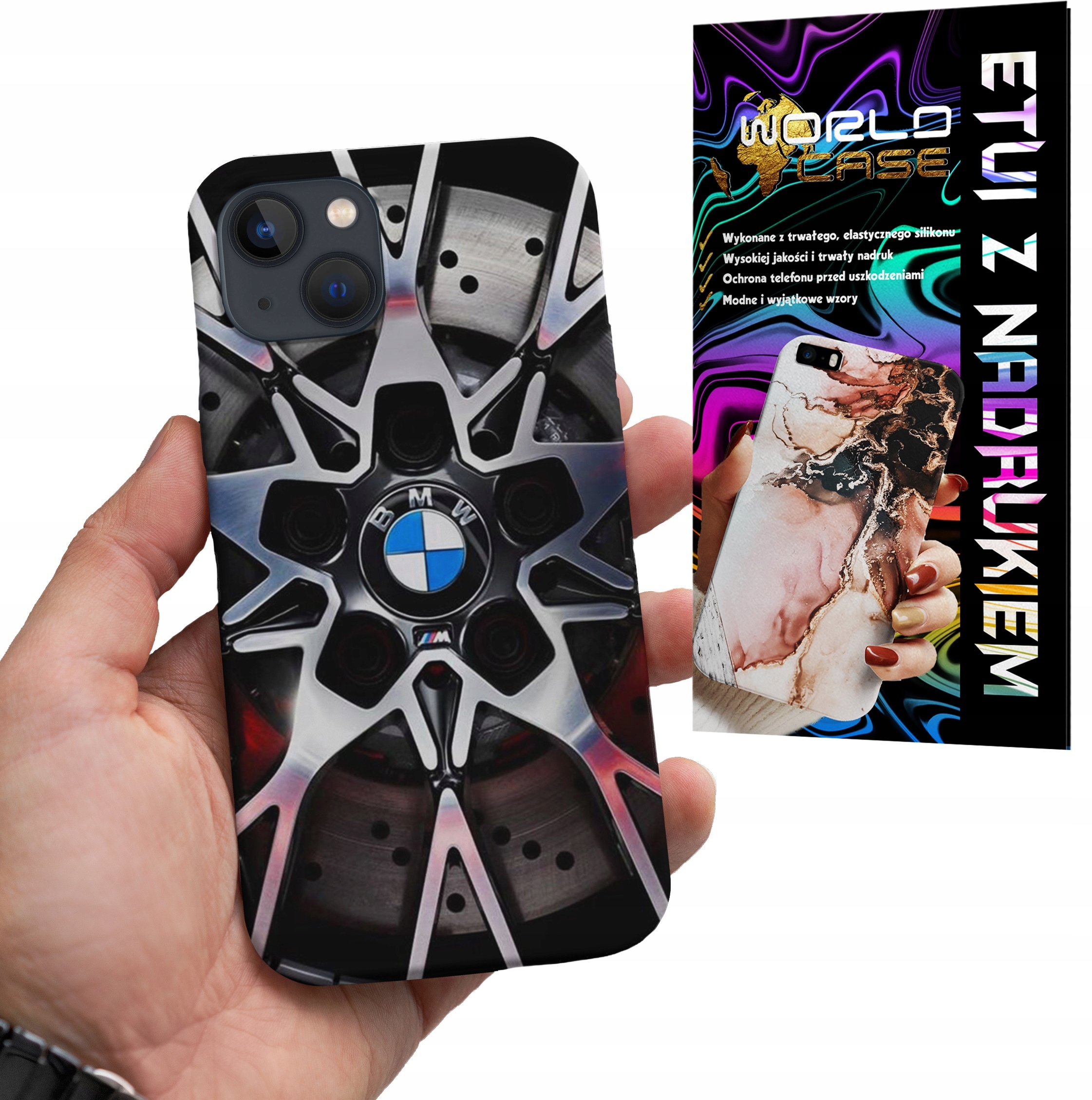 ETUI CASE DO IPHONE 13 - BMW FELHGA AUTO FAN WZORY MERCEDES ITP