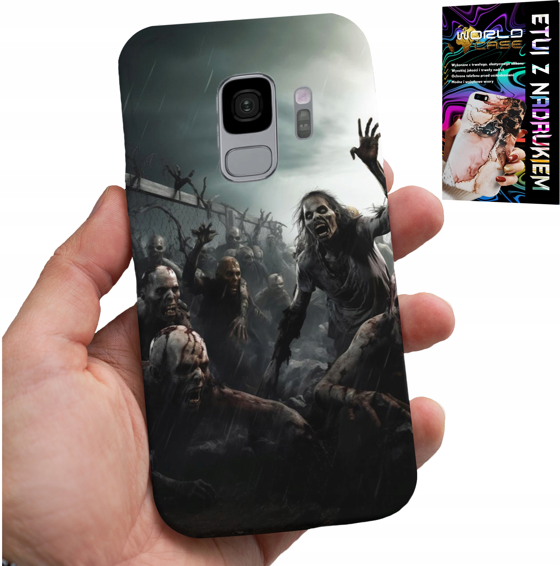 ETUI DO SAMSUNG GALAXY S9 - ZOMBI ZOMBIE ŻYWE TRUPY THE WALKING DEAD