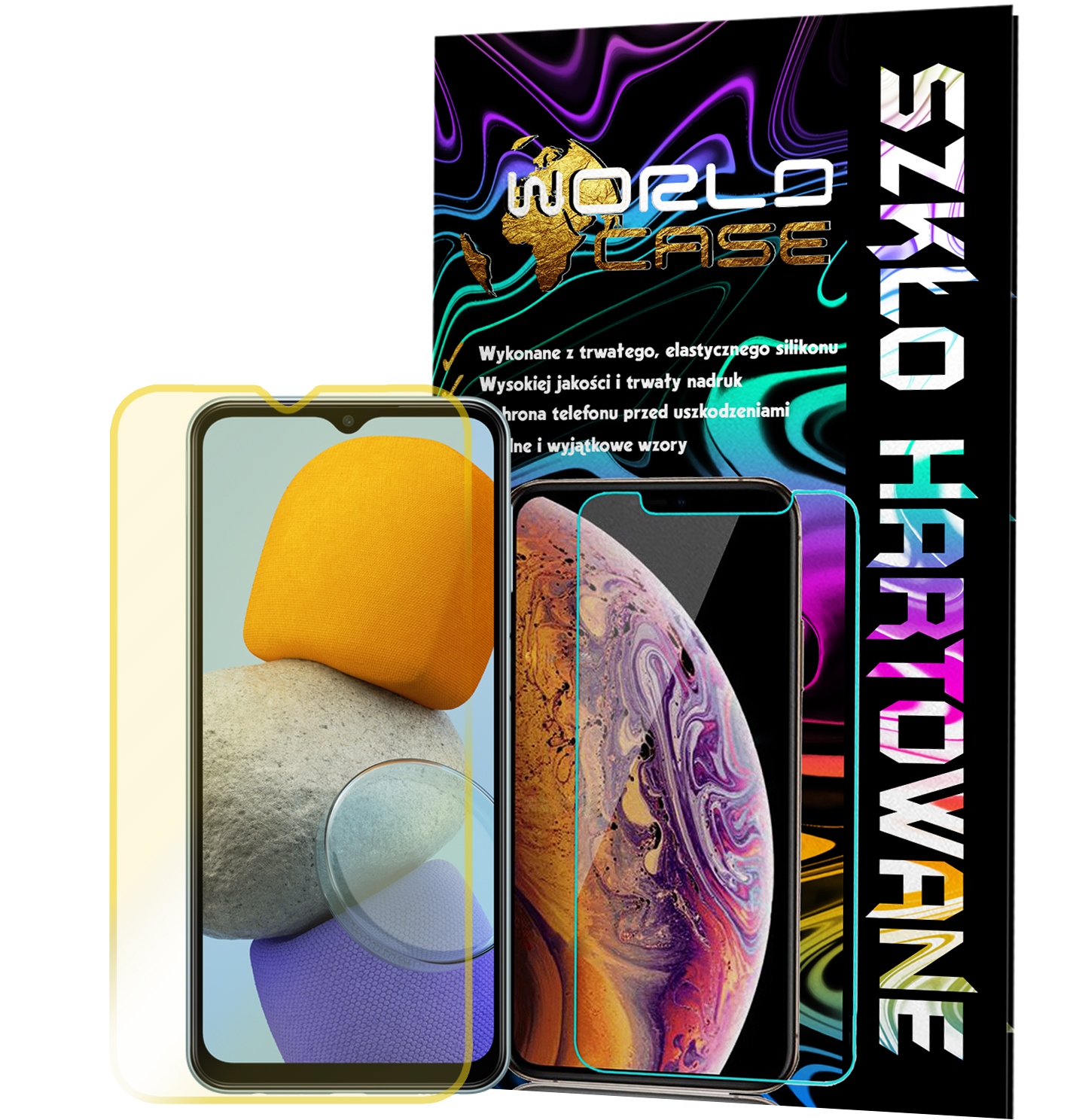 SZKŁO HARTOWANE DO SAMSUNG GALAXY M23 5G i M33 NA EKRAN SZKIEŁKO OCHRONNE