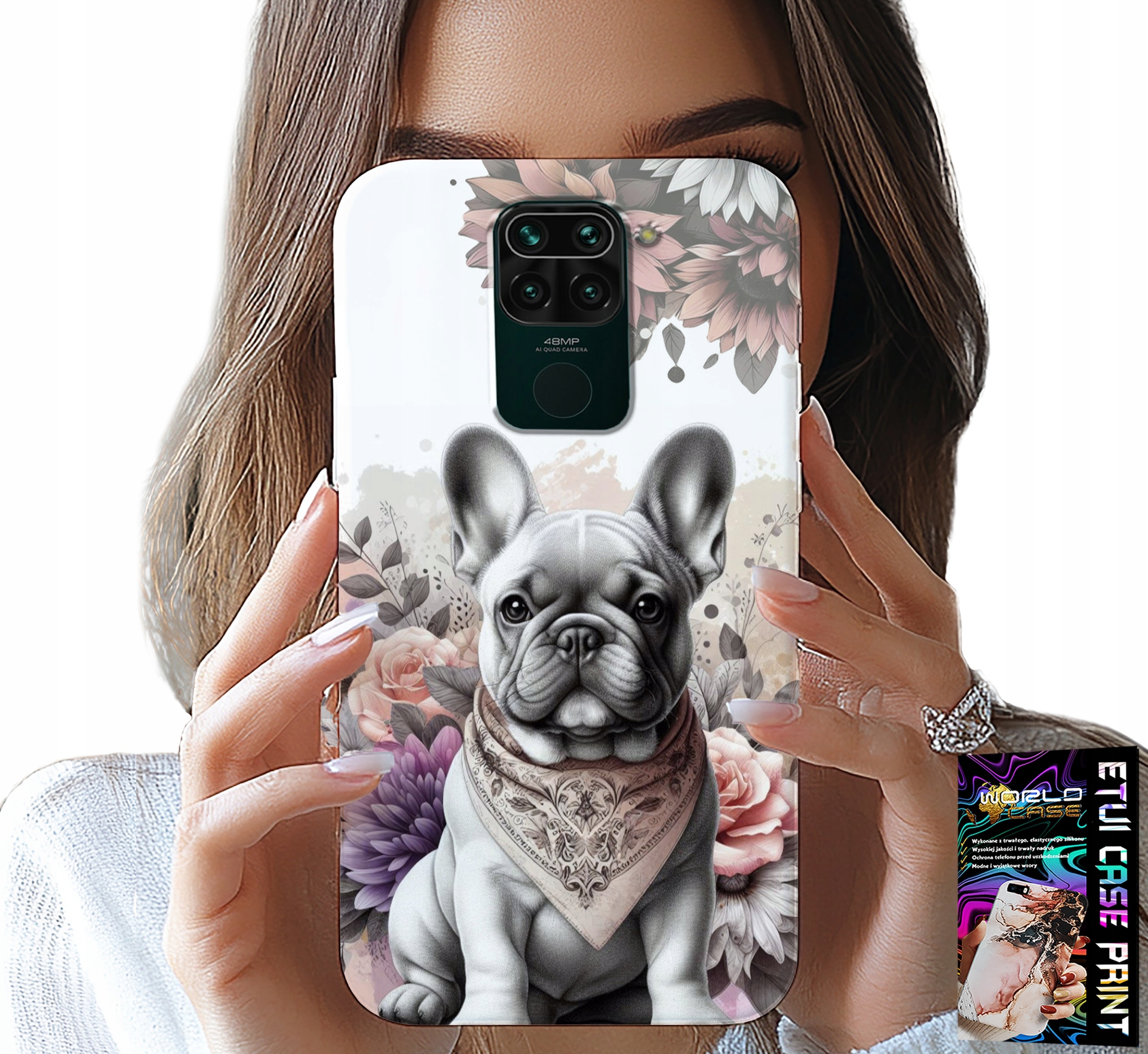 ETUI DO XIAOMI NOTE 9 - BULDOG BULDOGI PIESKI RASY PSÓW PLECKI