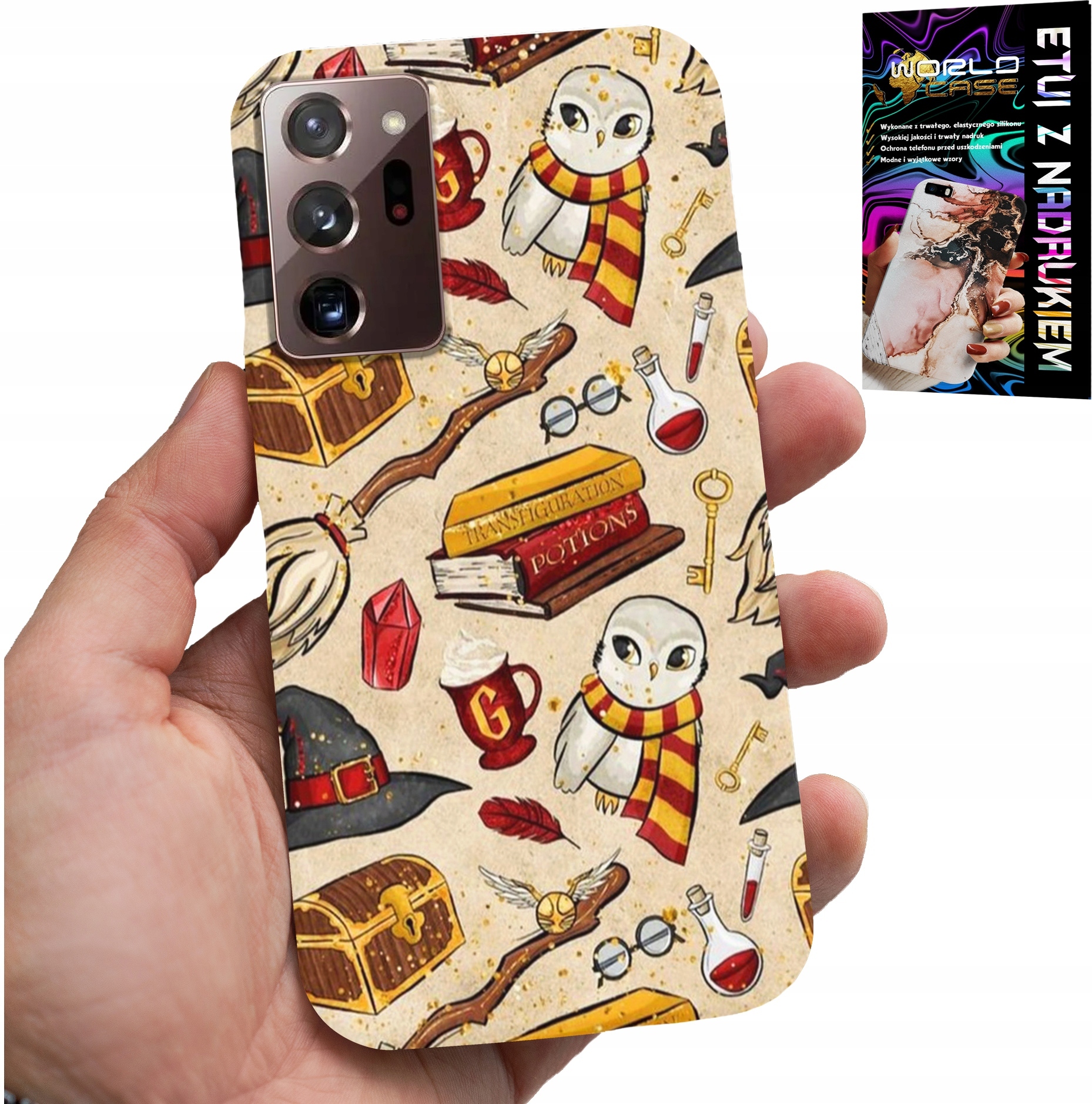 ETUI DO SAMSUNG NOTE 20 ULTRA - CASE DLA FANA MAGII MAGÓW RÓŻDŻKA +FOLIA