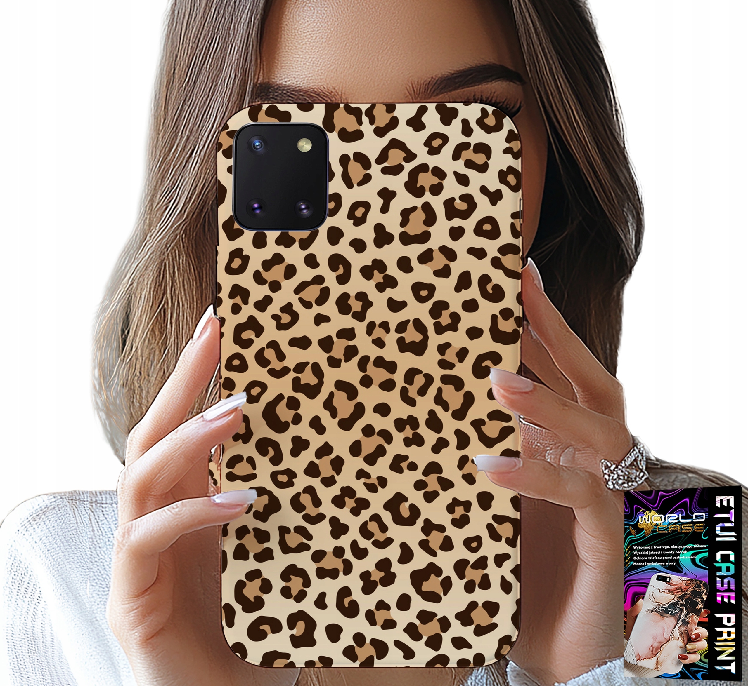 ETUI DO SAMSUNG GALAXY A81 - PLECKI W PANTERKĘ MODNE KOBIECE WZORY