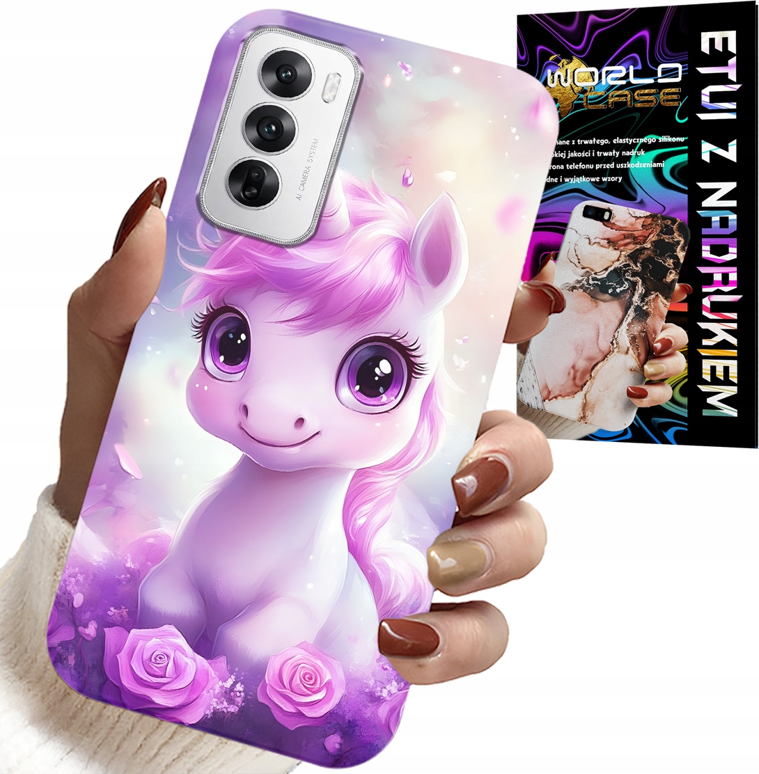 ETUI DO OPPO RENO12 5G - SŁODKI JEDNOROŻEC, WZORY DLA DZIECI CASE