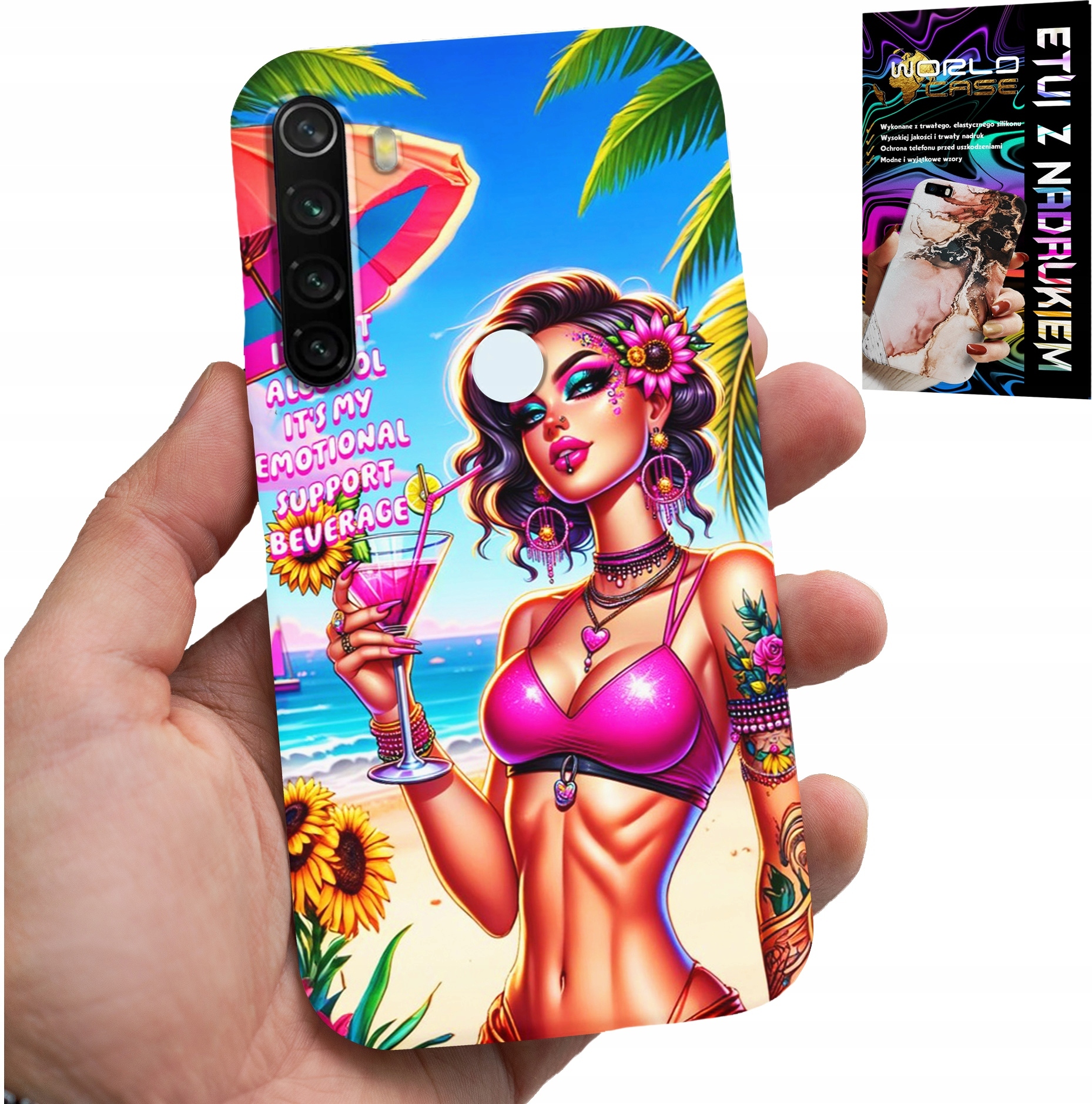 ETUI DO XIAOMI NOTE 8T - IT'S NOT ALCOHOL IT'S MY EMOTIONAL CASE