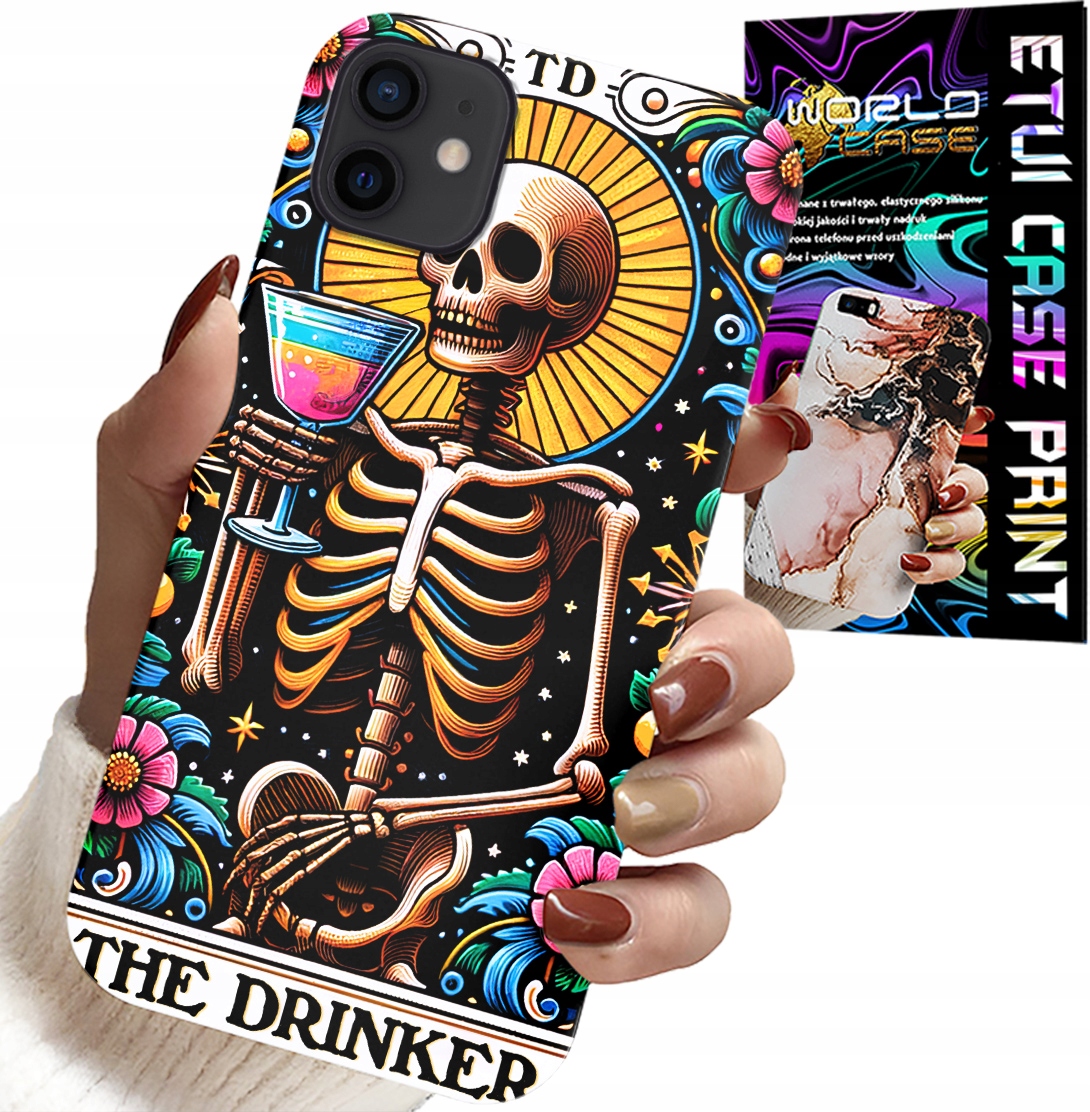 ETUI DO IPHONE 11 - THE DRINKER ALKO WINKO DRINK WZORY CASE