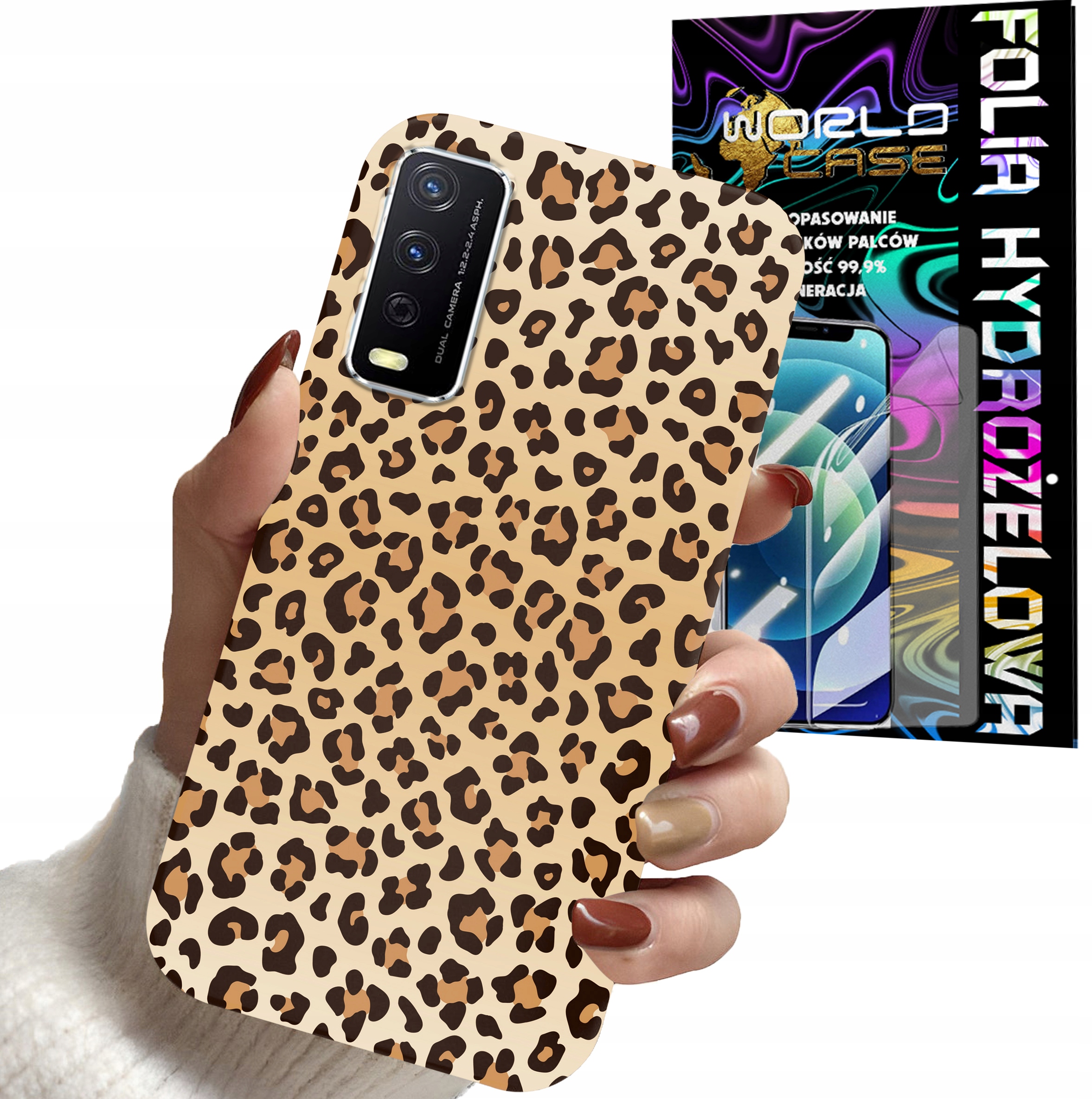 ETUI DO VIVO Y11S - PANTERKA WZORKI MODNE WZORY DLA KOBIET + FOLIA