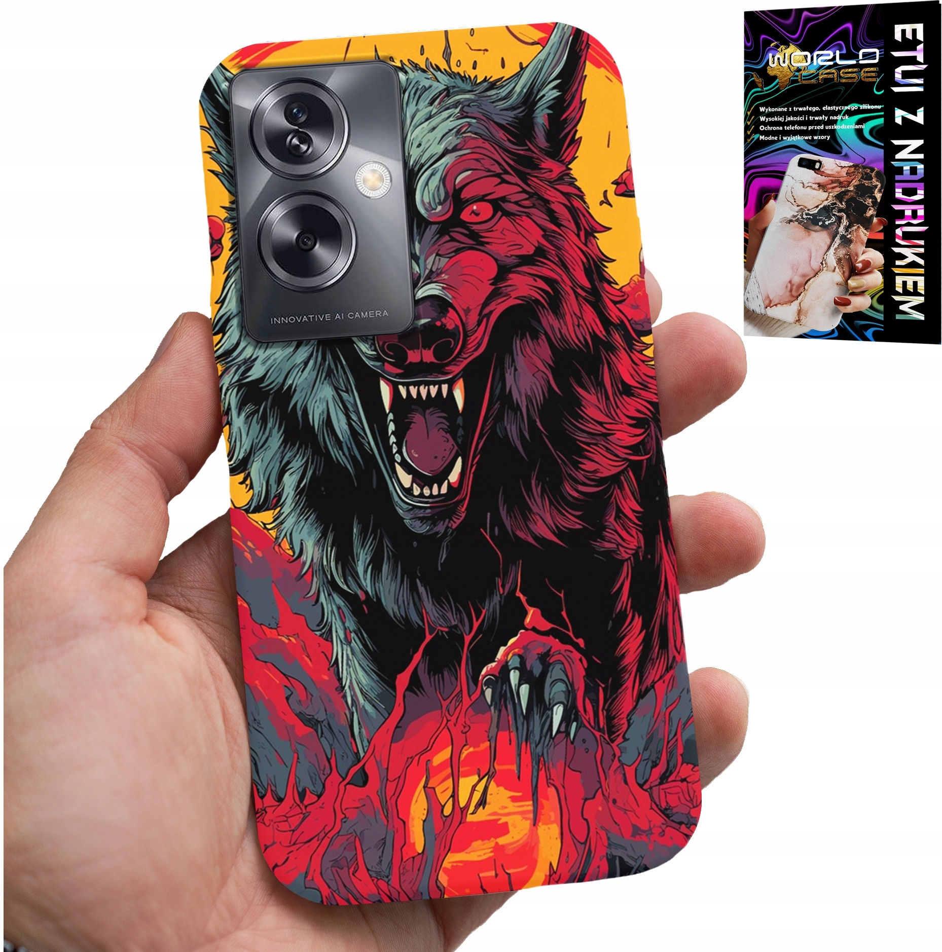 ETUI DO OPPO A79 5G - WILK WILKI WATAHA SUPER WZORY CASE + FOLIA