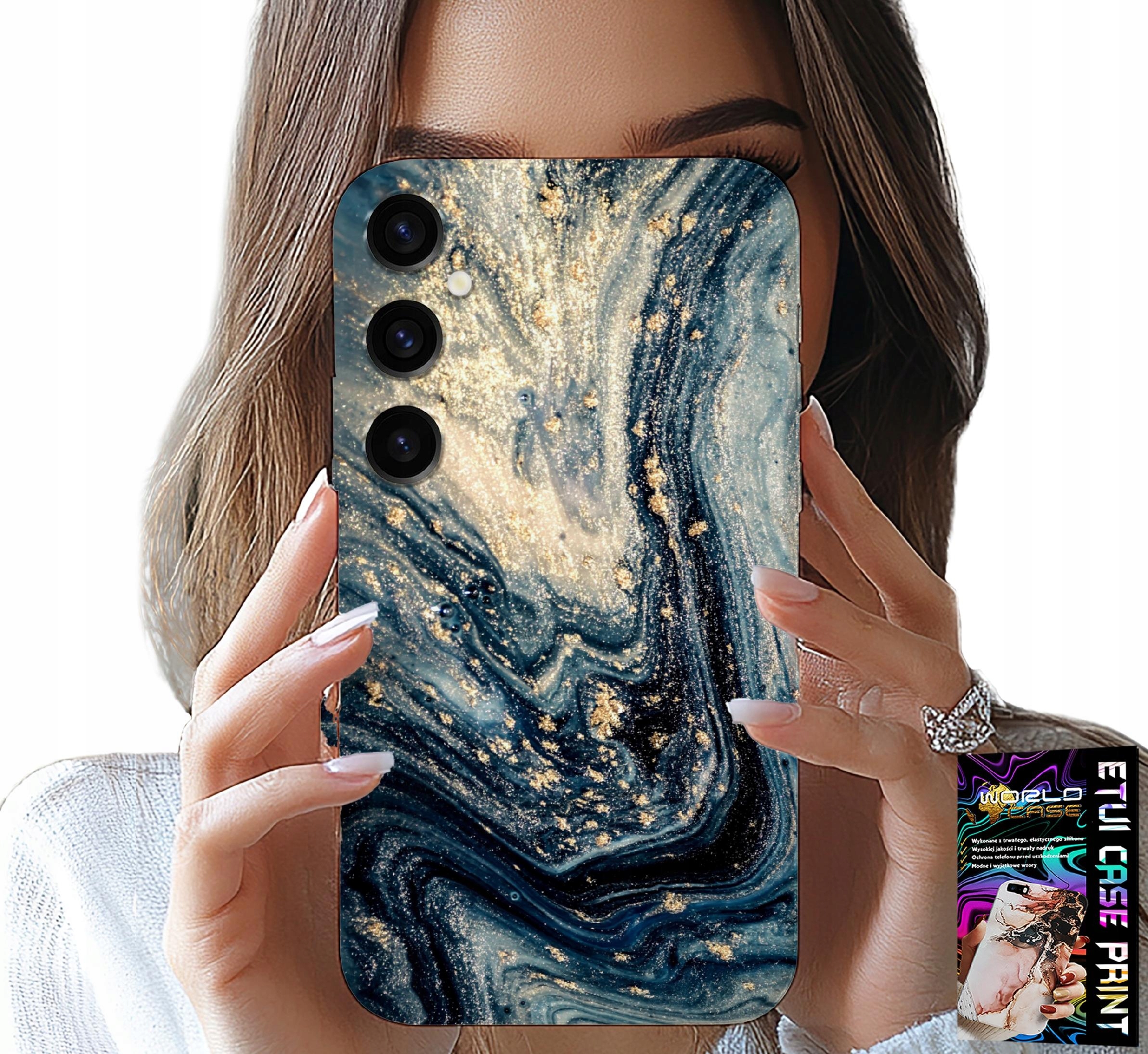 ETUI DO SAMSUNG GALAXY S25 PLUS - KAMIENNE ELEGANCKIE WZORY OBUDOWA CASE