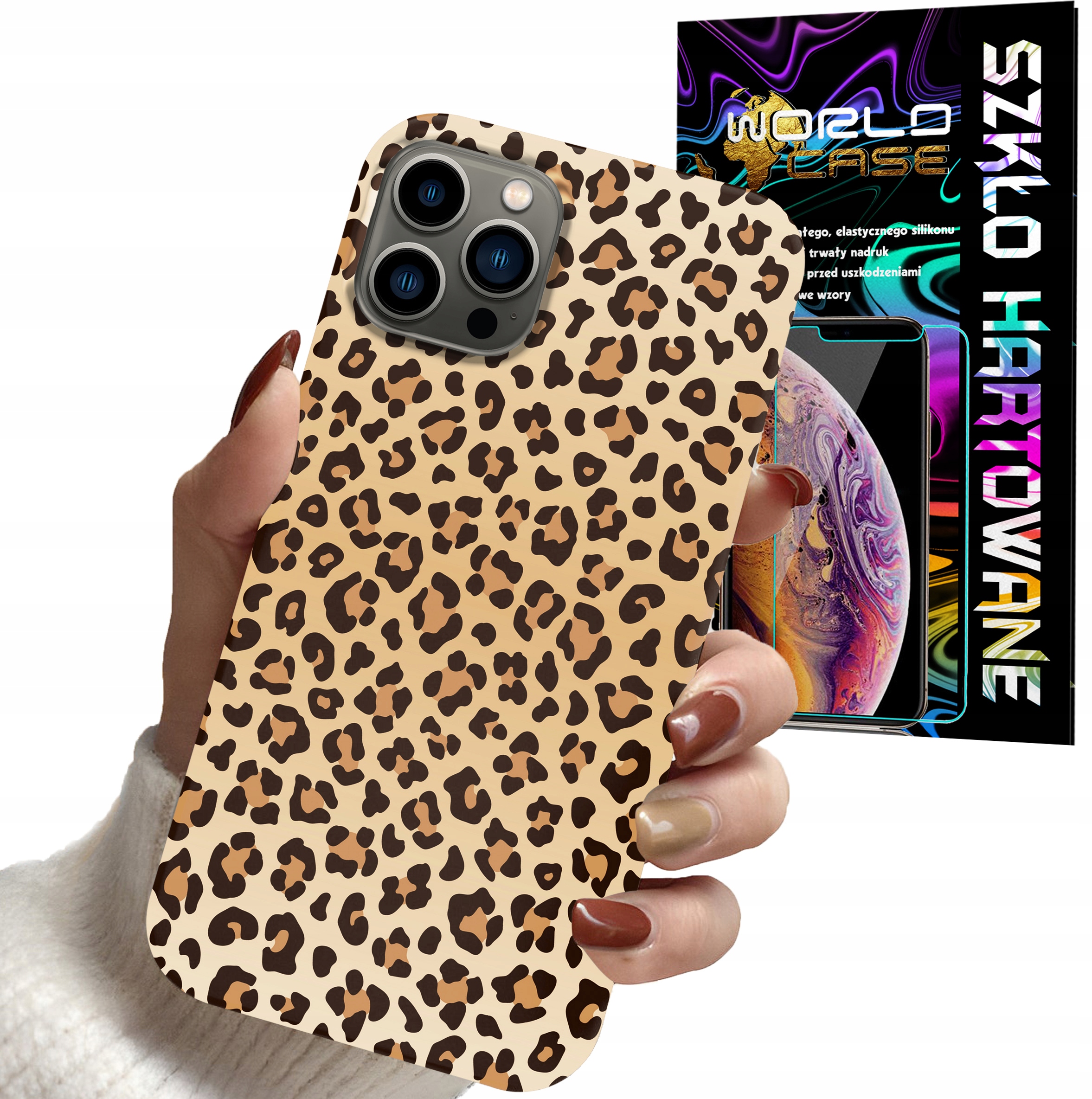 ETUI CASE DO IPHONE 12 PRO MAX - PANTERKA WZORKI MODNE WZORY KOBIET + SZKŁO