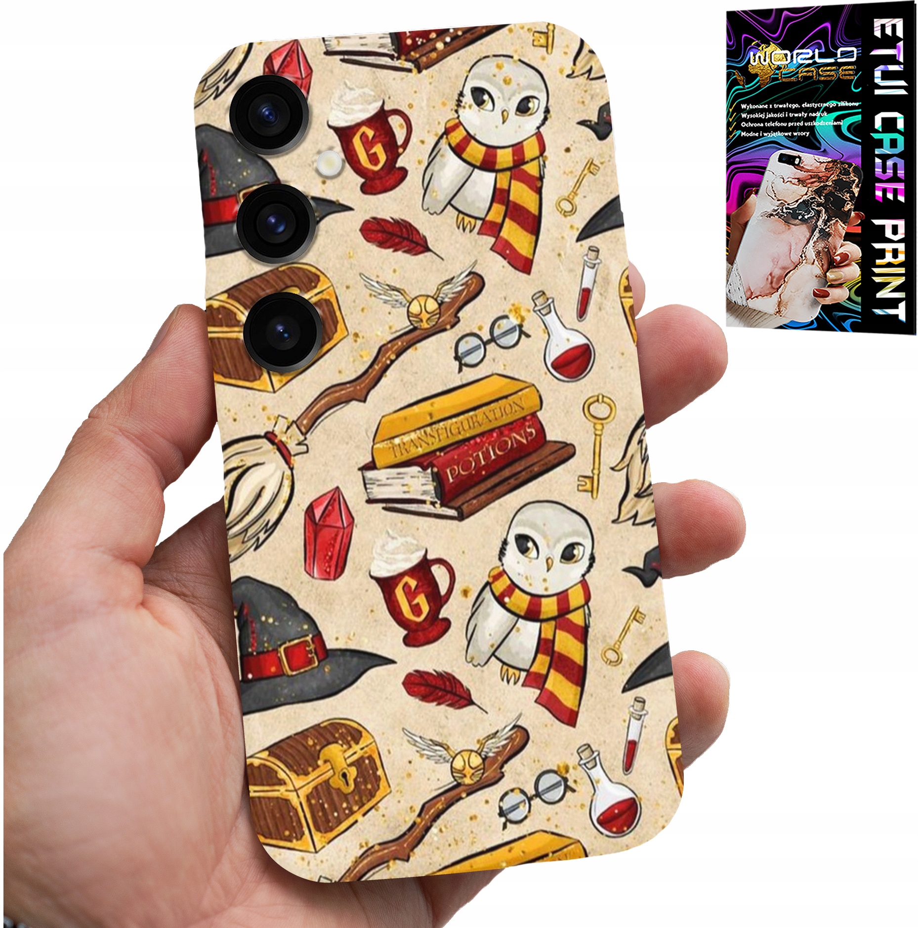 ETUI DO SAMSUNG GALAXY A04S - CASE DLA FANA MAGII MAGÓW RÓŻDŻKA +SZKŁO