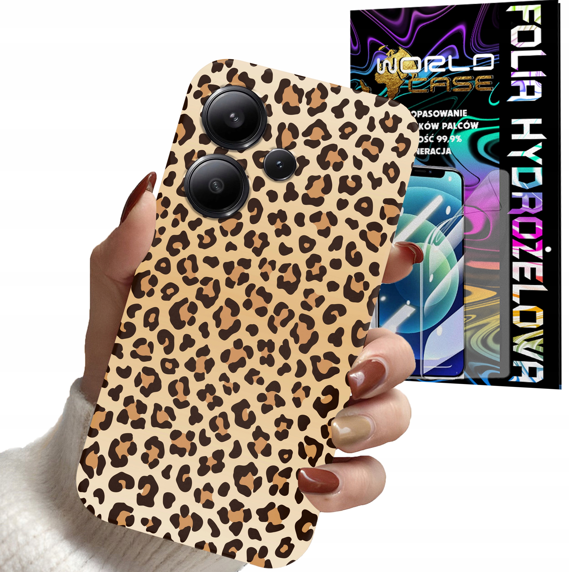 ETUI CASE DO XIAOMI NOTE 13 PRO PLUS 4G - PANTERKA WZORKI MODNE KOB + FOLIA