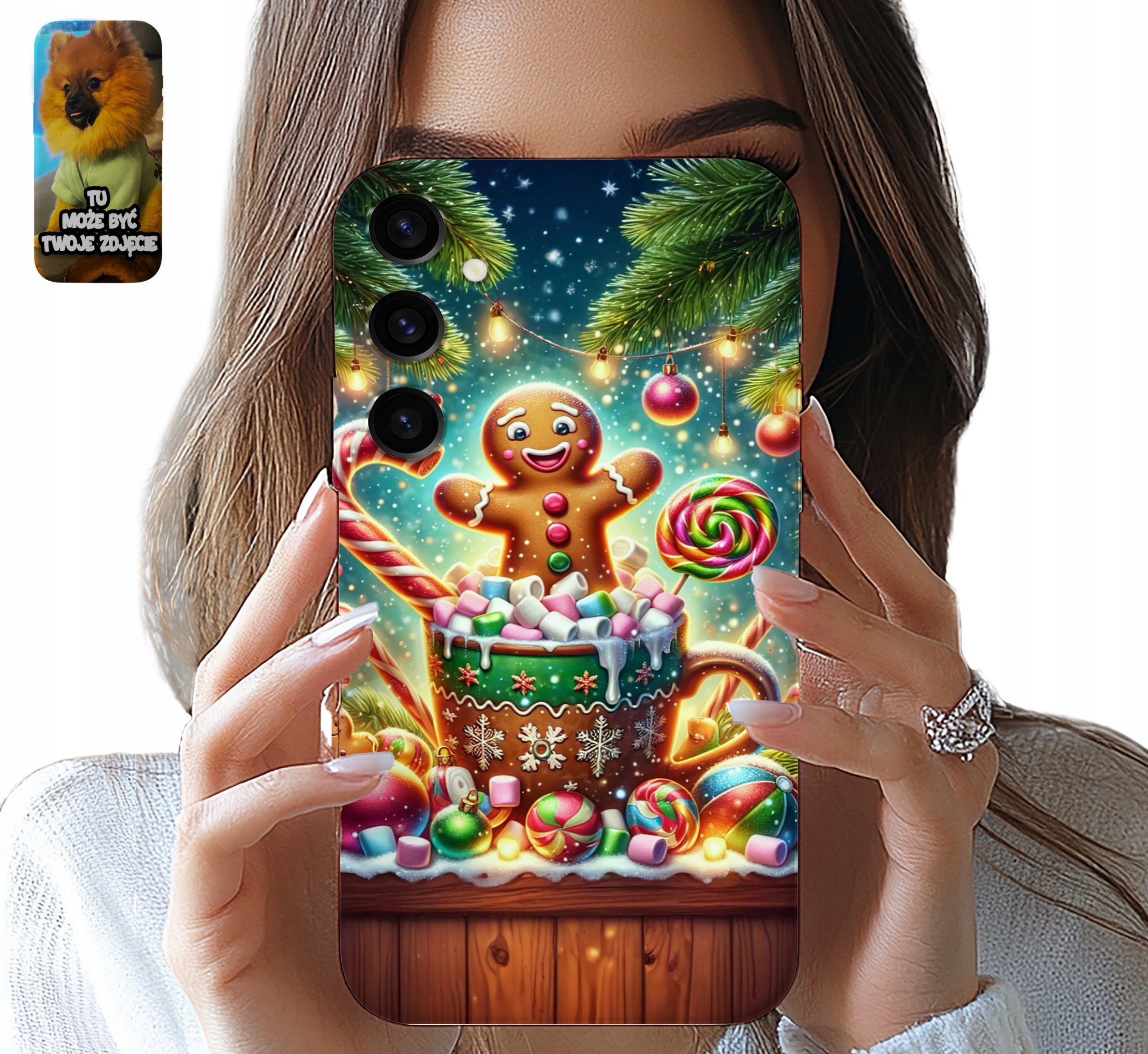 ETUI CASE SAMSUNG GALAXY S24 FE ŚWIĘTA CIASTKO BOŻONARODZENIE WZORY