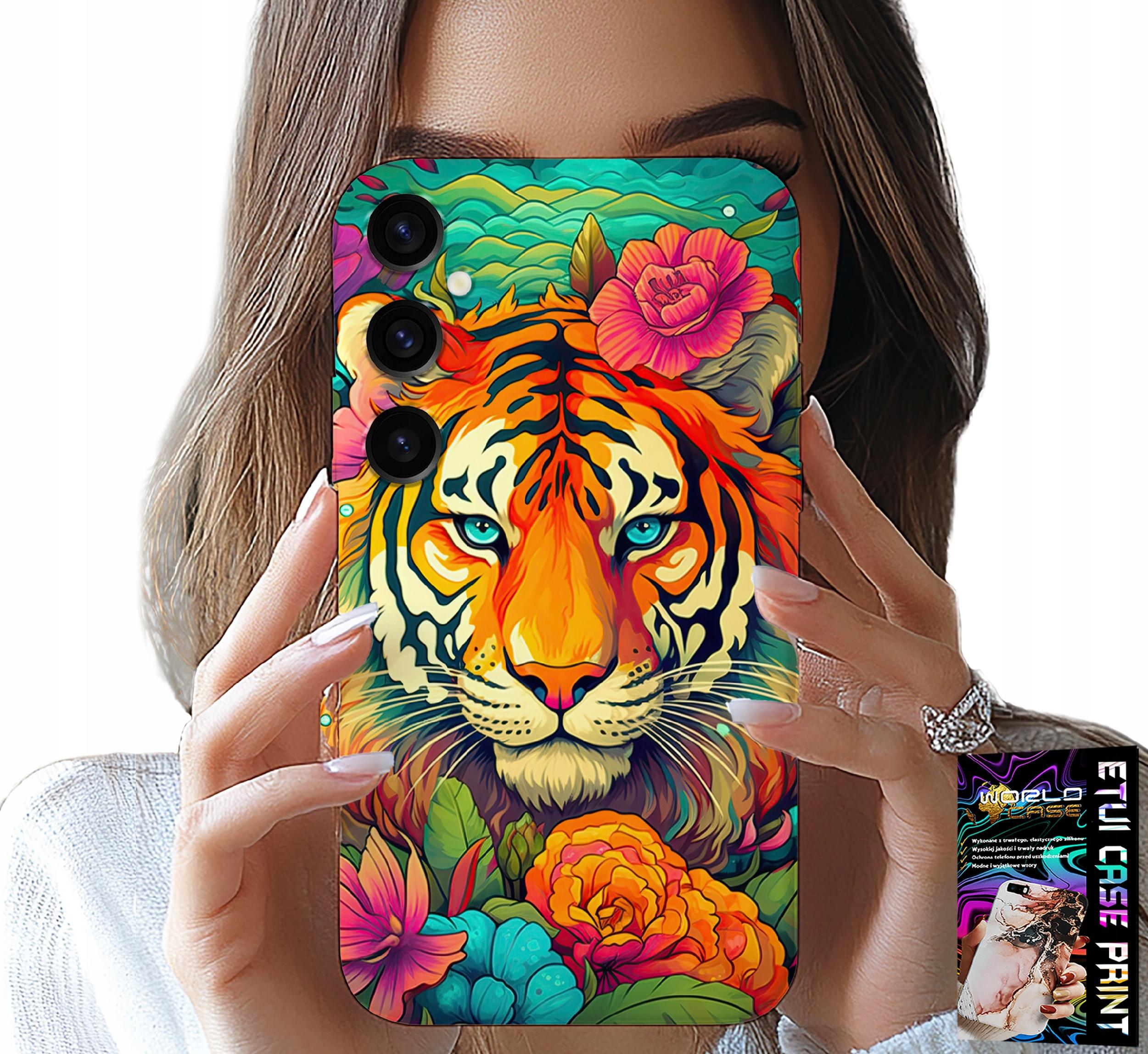 ETUI DO SAMSUNG GALAXY S24 PLUS - ZWIERZĘCE WZORY TYGRYS TYGRYSEK CASE