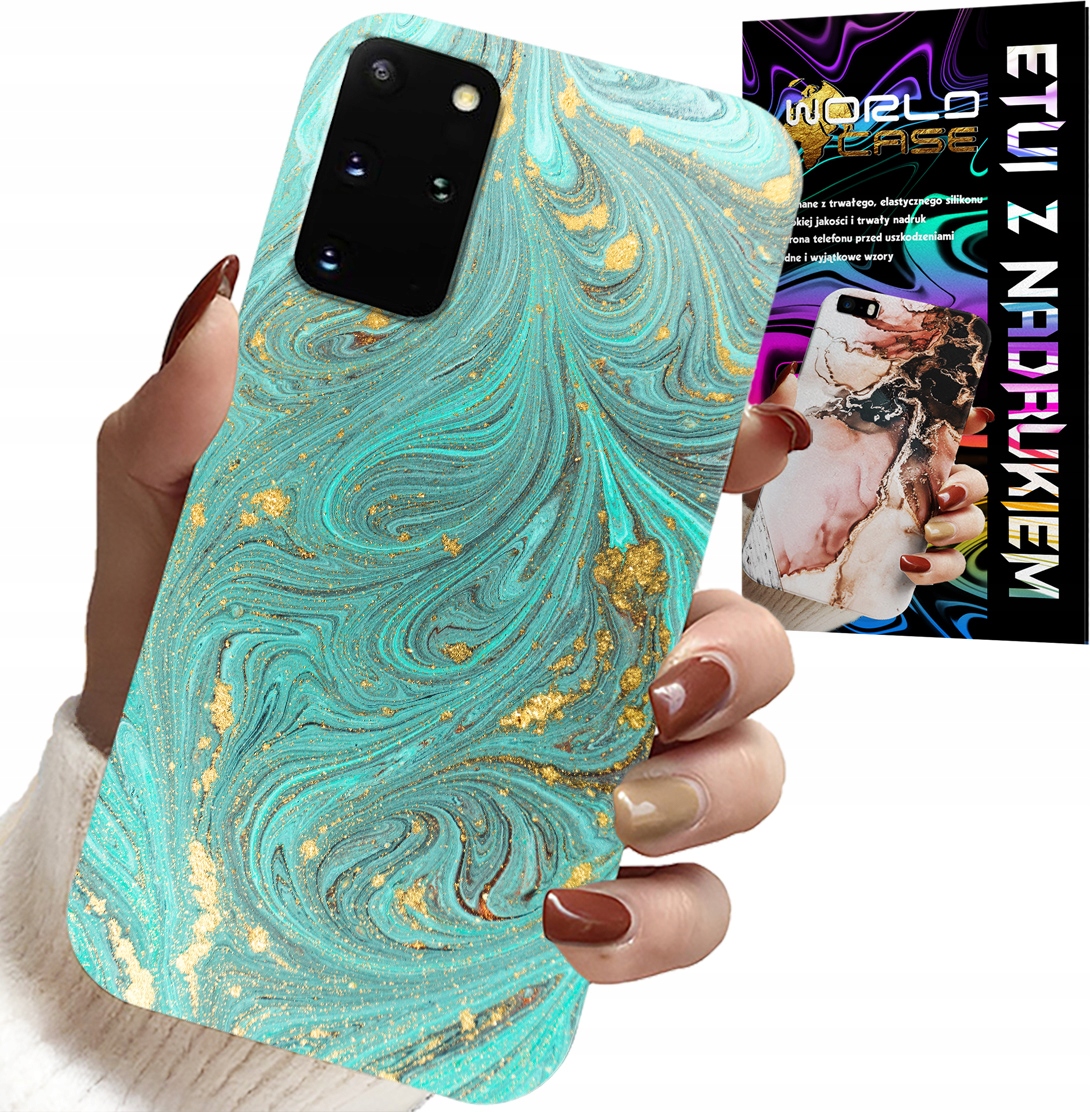 ETUI DO SAMSUNG GALAXY S20 PLUS - MARMURKOWE WZORY + FOLIA HYDROŻEL