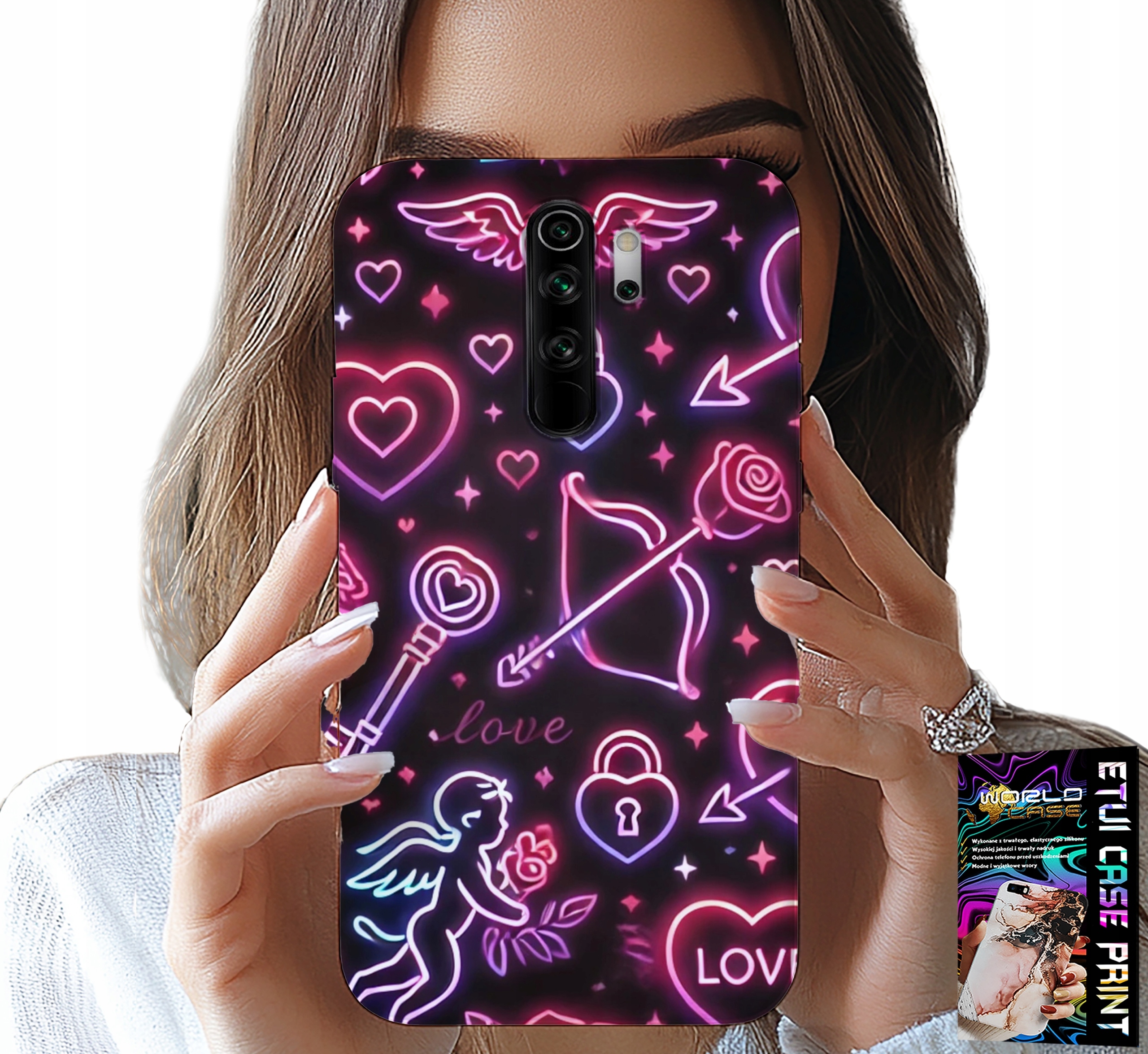 ETUI DO XIAOMI NOTE 8 PRO - WALENTYNKOWY CASE, ŁUP, KUPIDYN, SERCA