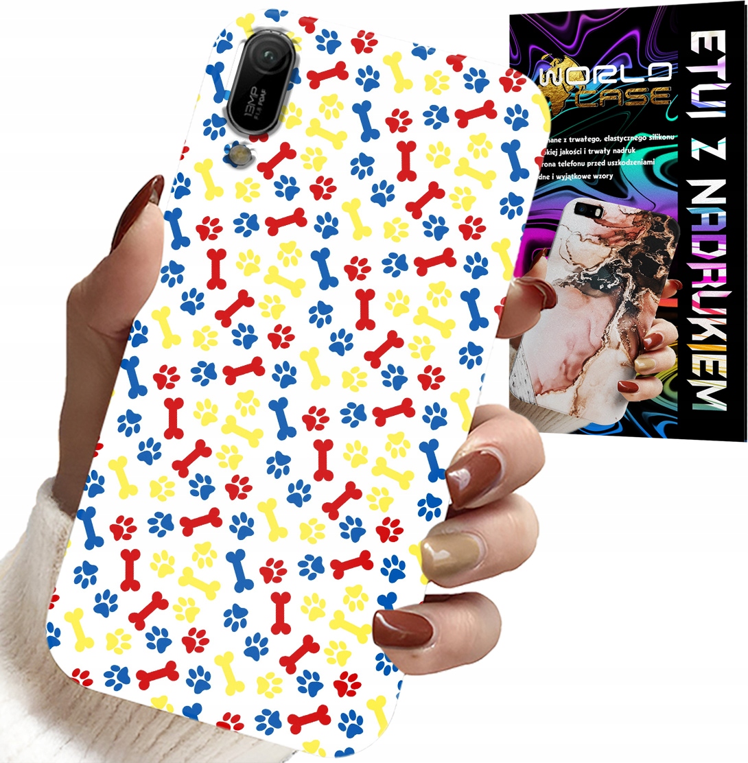 ETUI DO HUAWEI Y6 2019 - ŁAPKI KOŚCI PIES PATROL BAJKI + SZKŁO