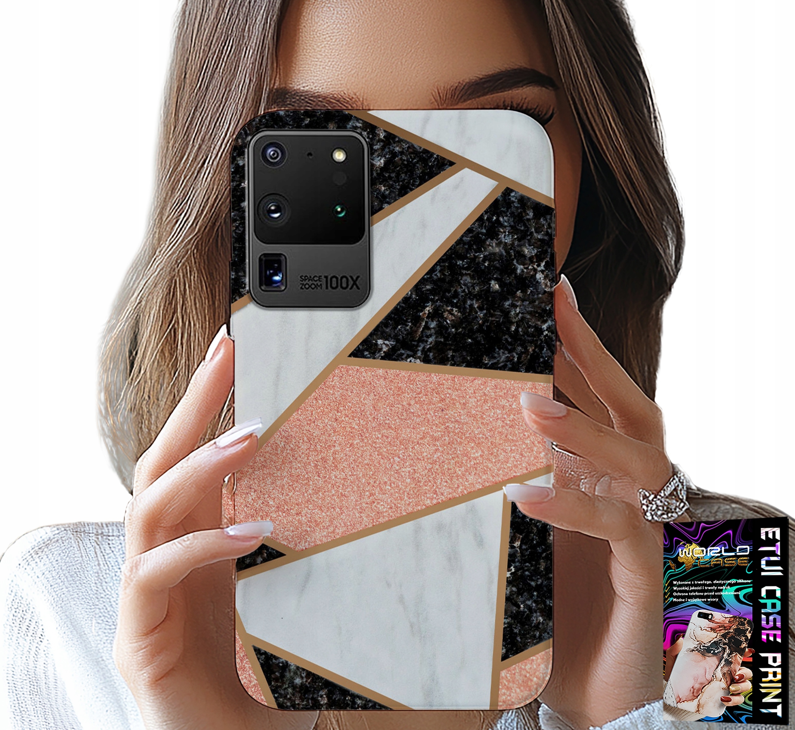 ETUI DO SAMSUNG GALAXY S20 Ultra - ELEGANCKIE MODNE WZORY CASE + FOLIA