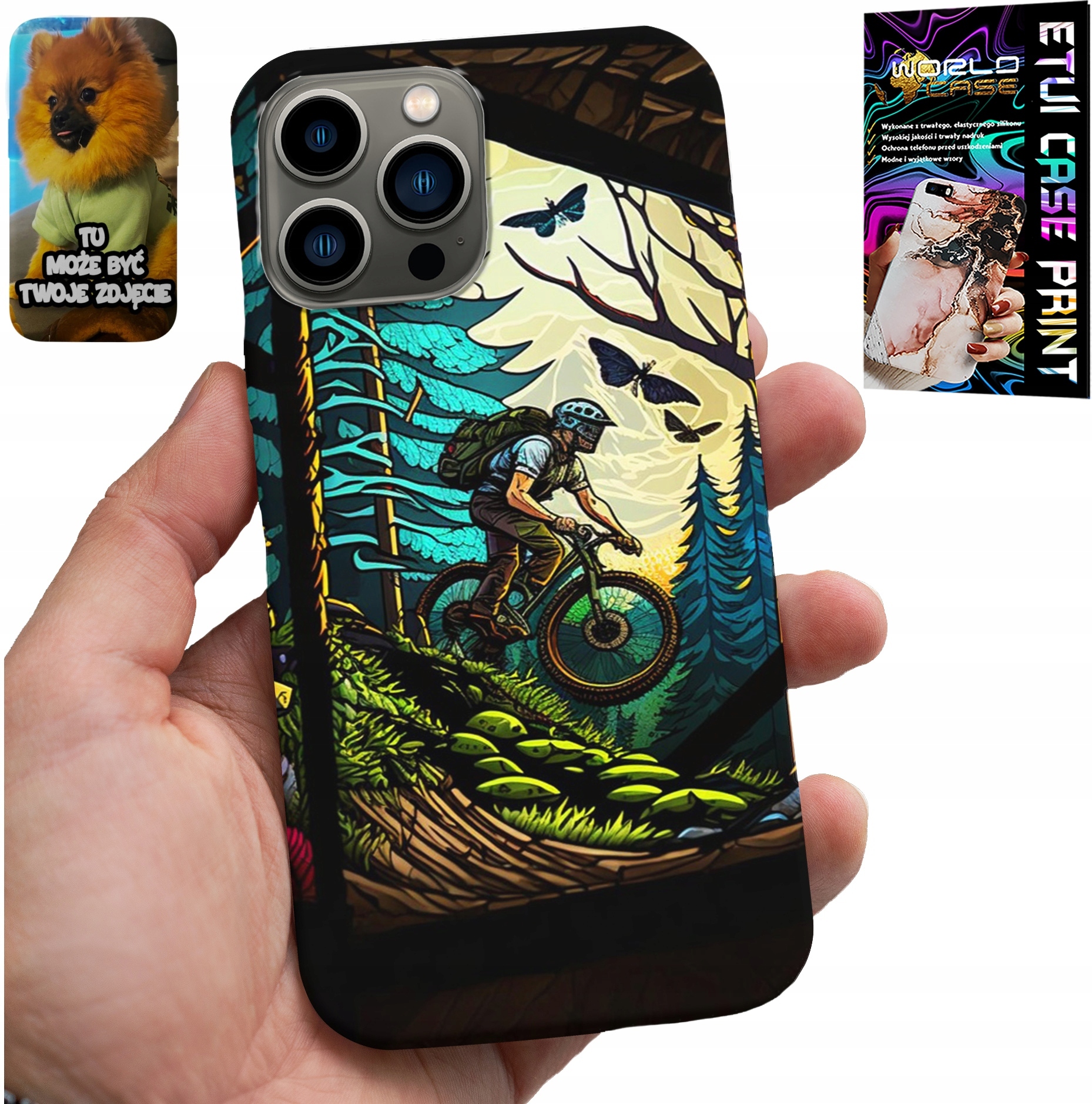 ETUI DO IPHONE 13 PRO - ROWERY WYPRAWY EKSTREMALNE PO LESIE