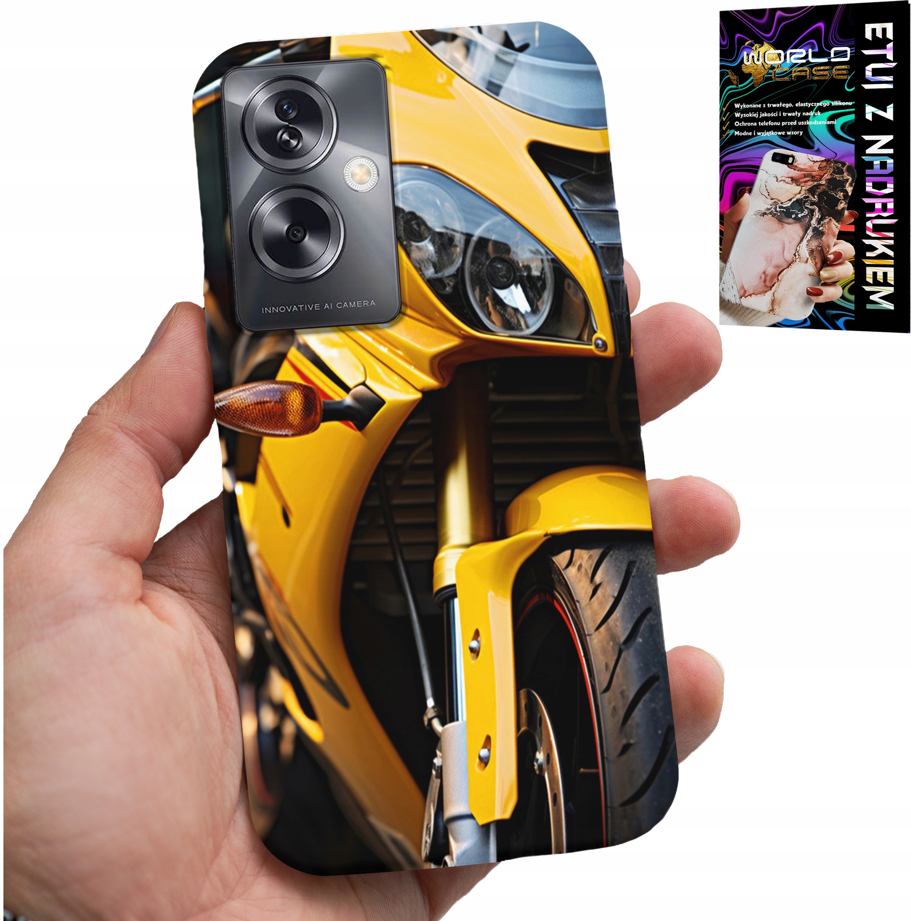 ETUI DO OPPO A79 5G - MOTOR MOTOCYKL FAN OBUDOWA CASE PLECKI