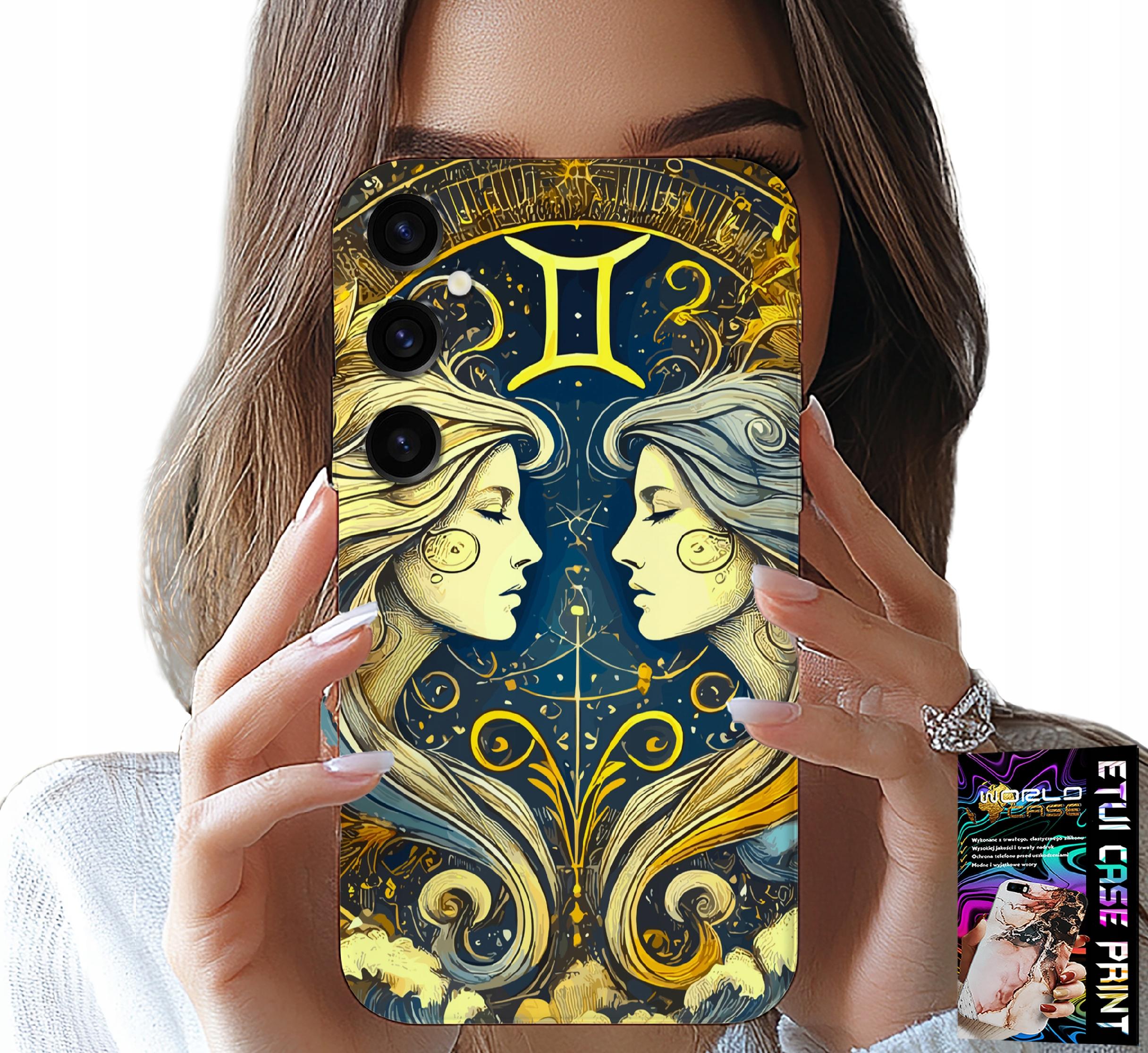 ETUI DO SAMSUNG GALAXY S24 PLUS - ZNAK ZODIAKU, BLIŹNIĘTA ASTRONOMIA CASE