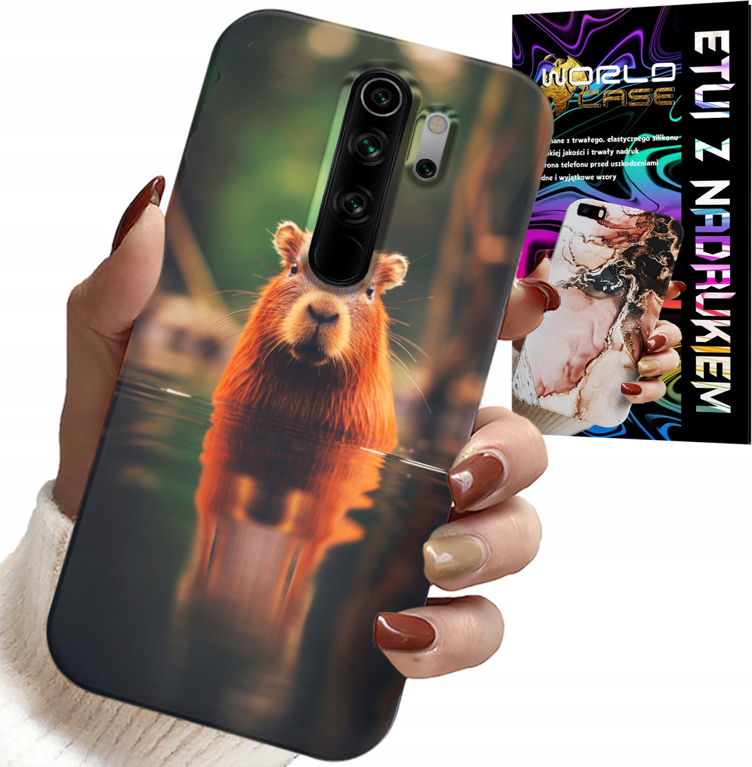 ETUI DO XIAOMI REDMI 9 - SŁODKA KAPIBARA, CAPIBARA, WIELE WZORÓW