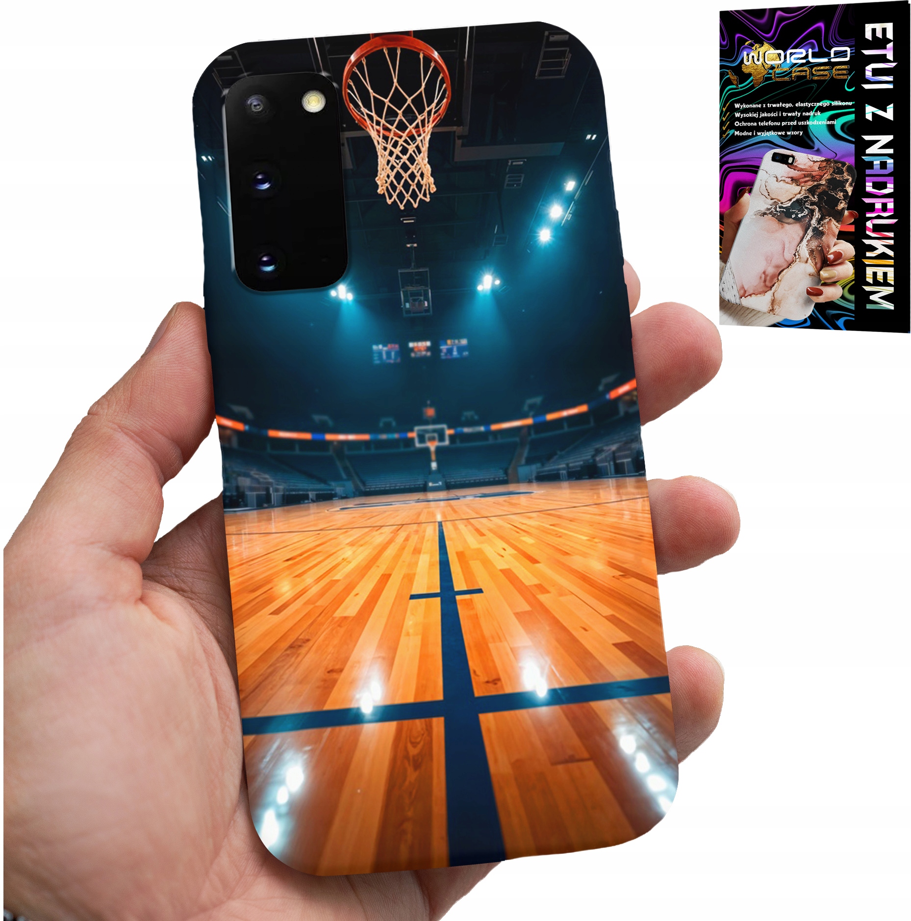 ETUI DO SAMSUNG GALAXY S20 - KOSZYKÓWKA NBA BOISKO, KOSZ FAN WZORY