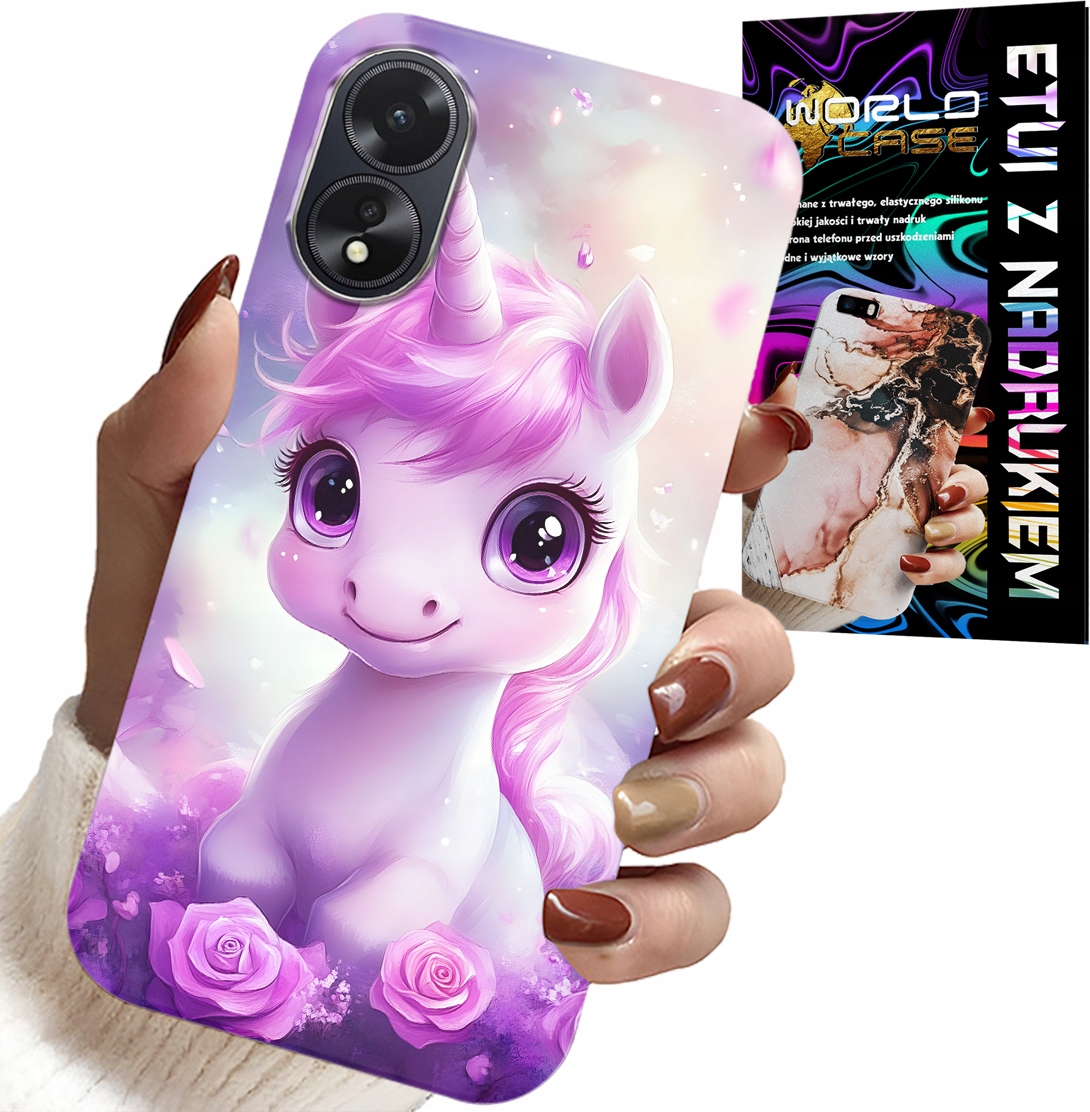 ETUI DO OPPO A78 4G - SŁODKI JEDNOROŻEC, WZORY DLA DZIECI CASE