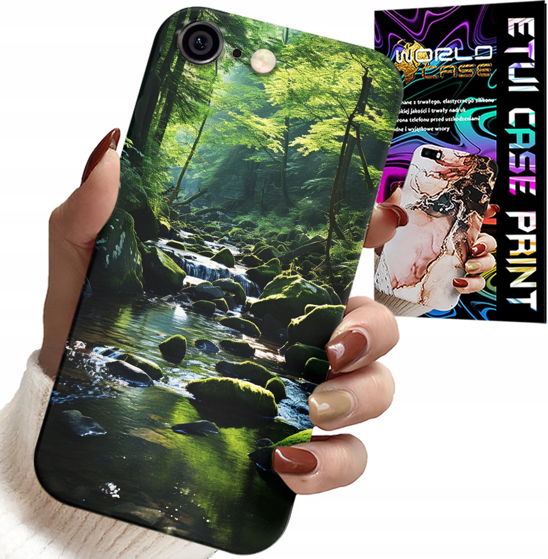 ETUI DO IPHONE ( 6 PLUS ) - LAS RZEKA STRUMIEŃ PRZYRODA WIDOKI