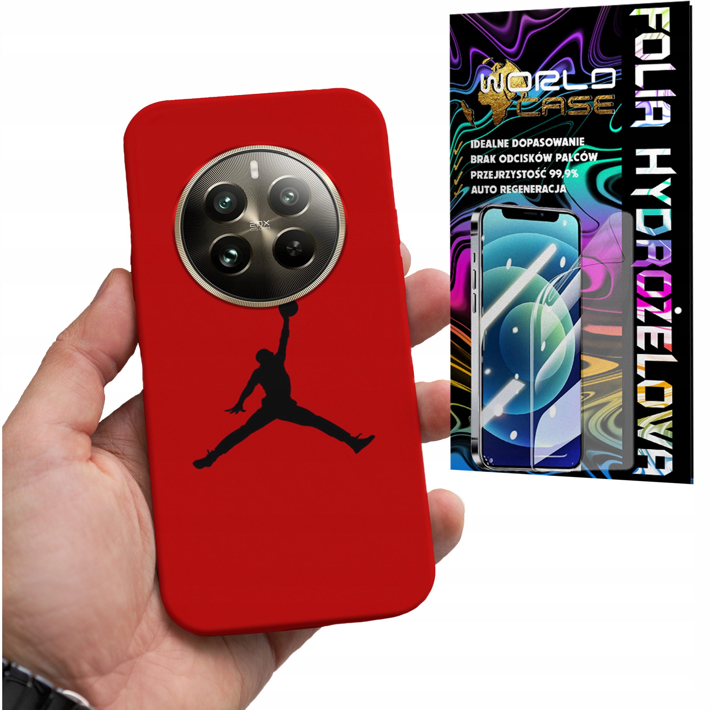 ETUI DO REALME 12 PRO 5G / PRO + - KOSZYKÓWKA WZORY DLA FANÓW NBA + FOLIA