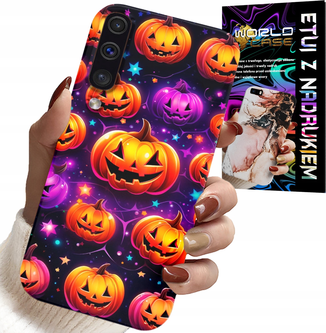ETUI DO SAMSUNG GALAXY A70 - HALLOWEEN, SALEM, STRASZNE DYNIE, WZORY