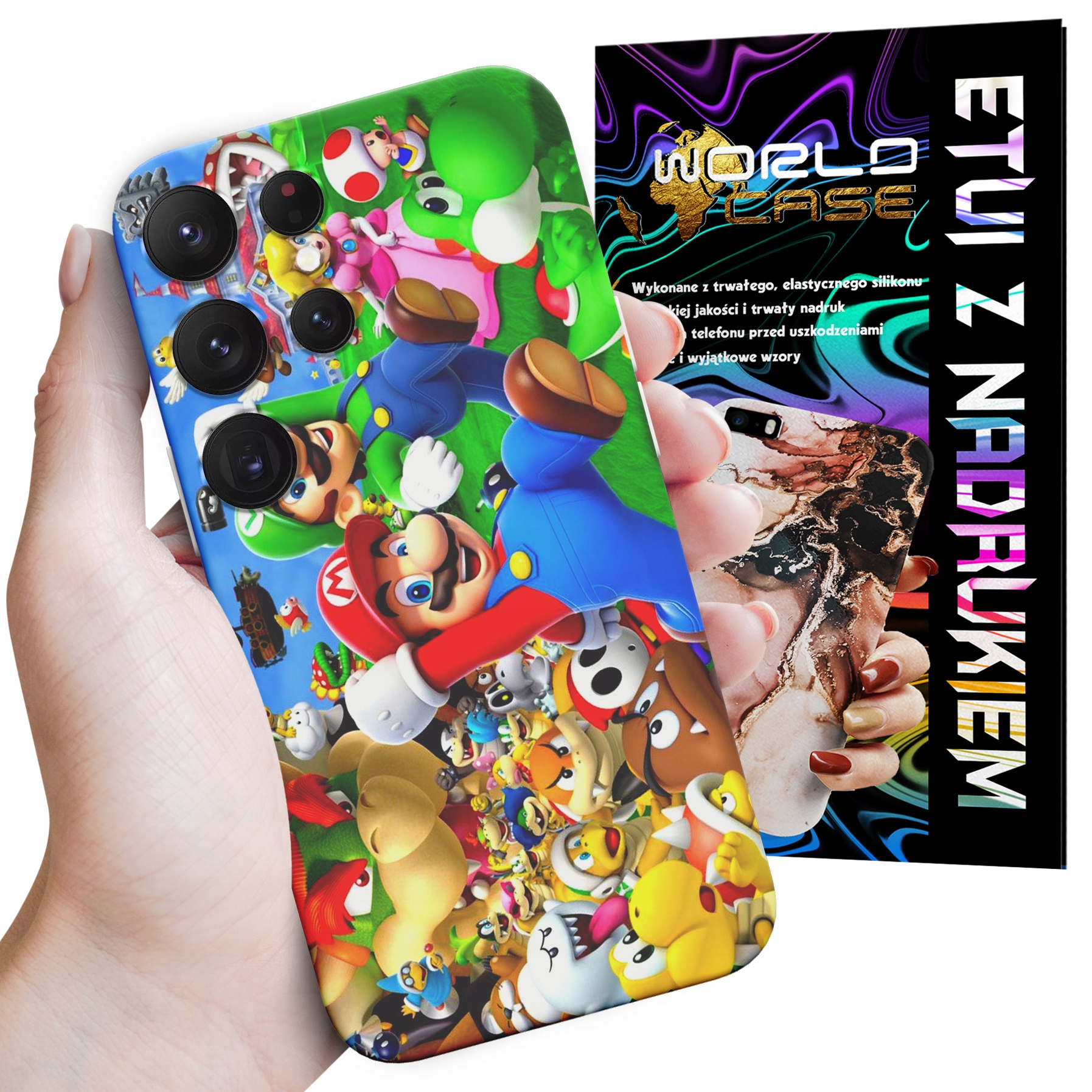 ETUI CASE DO SAMSUNG S23 ULTRA - SUPER MARIO BROS BAJKI WZORY WYBÓR