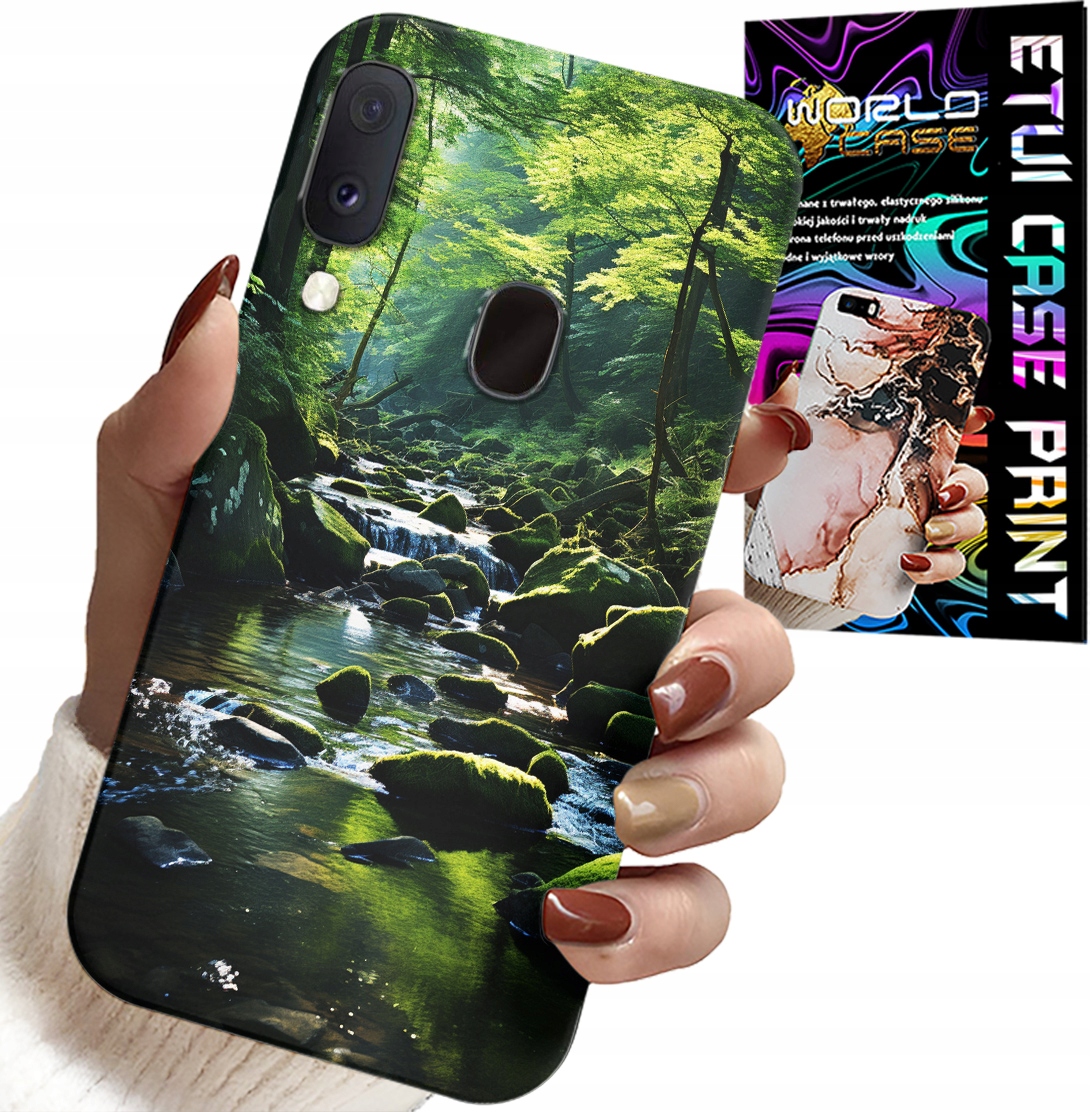ETUI DO SAMSUNG GALAXY A20E - LAS RZEKA STRUMIEŃ PRZYRODA WIDOKI