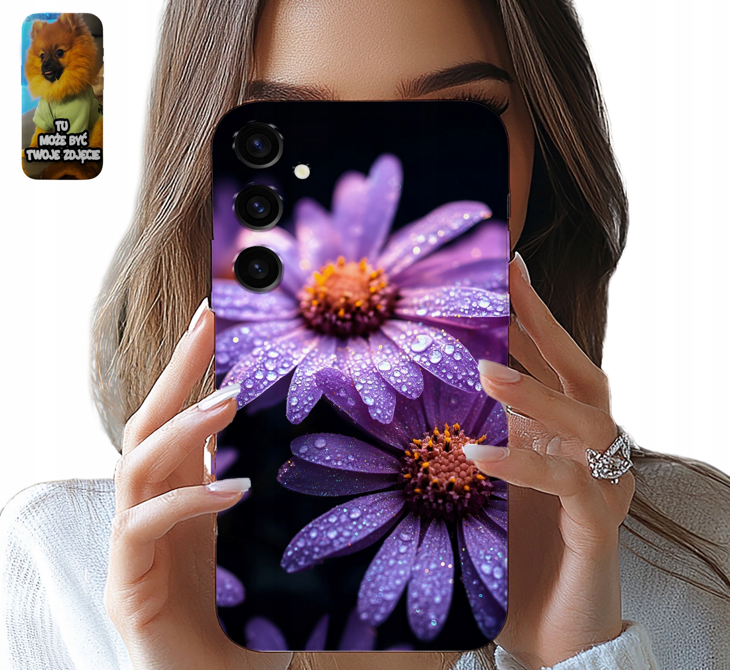 ETUI CASE SAMSUNG GALAXY S24 FE STOKROTKA KWIECISTE MODNE WZORY