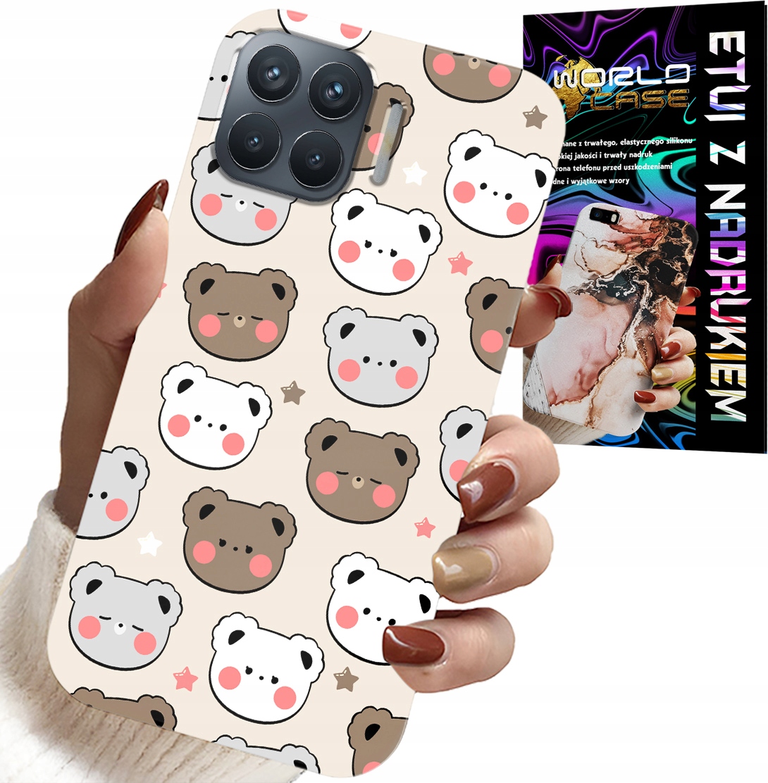 ETUI DO OPPO RENO 4 LITE - MIŚ MISIE WZORY DLA NAJMŁODSZYCH + SZKŁO