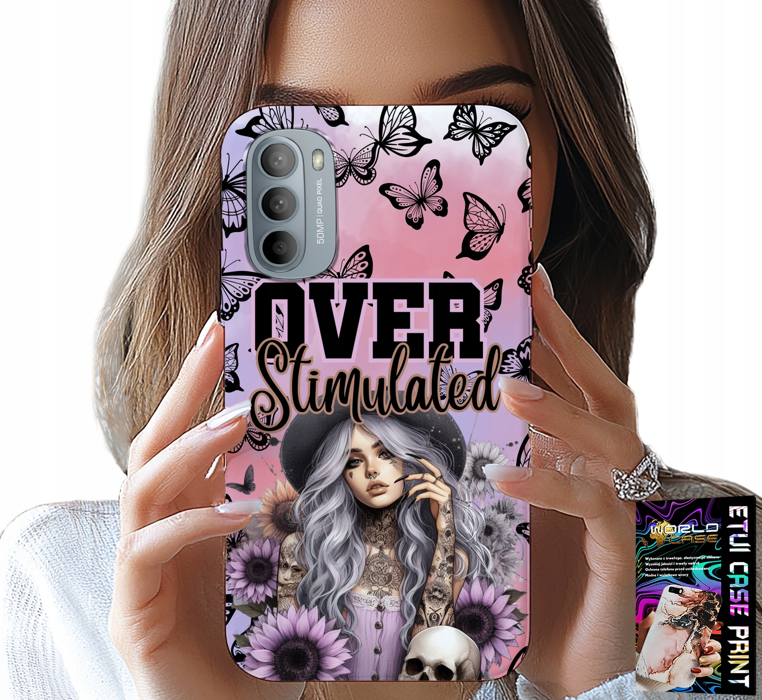 ETUI DO MOTOROLA G31 / G41 - OVER STIMULATED, NASTOLETNIE WZORY, CASE