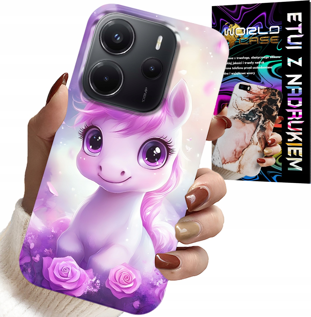 ETUI DO XIAOMI NOTE 14 4G - SŁODKI JEDNOROŻEC, WZORY DLA DZIECI CASE
