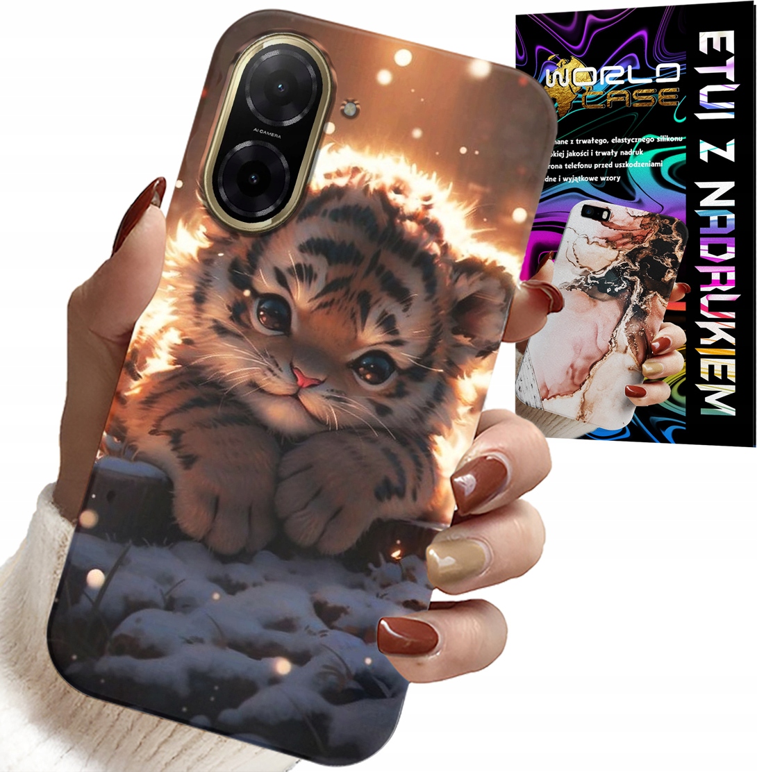 ETUI DO XIAOMI POCO X7 PRO 5G - Z NADRUKIEM SŁODKI TYGRYSEK OBUDOWA CASE