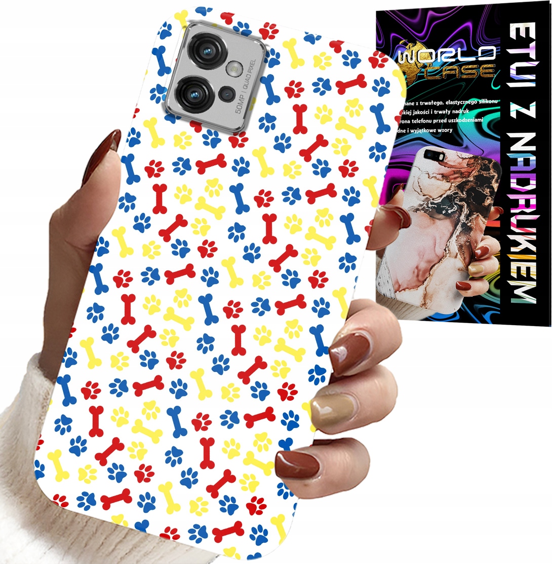 ETUI DO MOTOROLA G32 - ŁAPKI KOŚCI PIES PATROL BAJKI + FOLIA