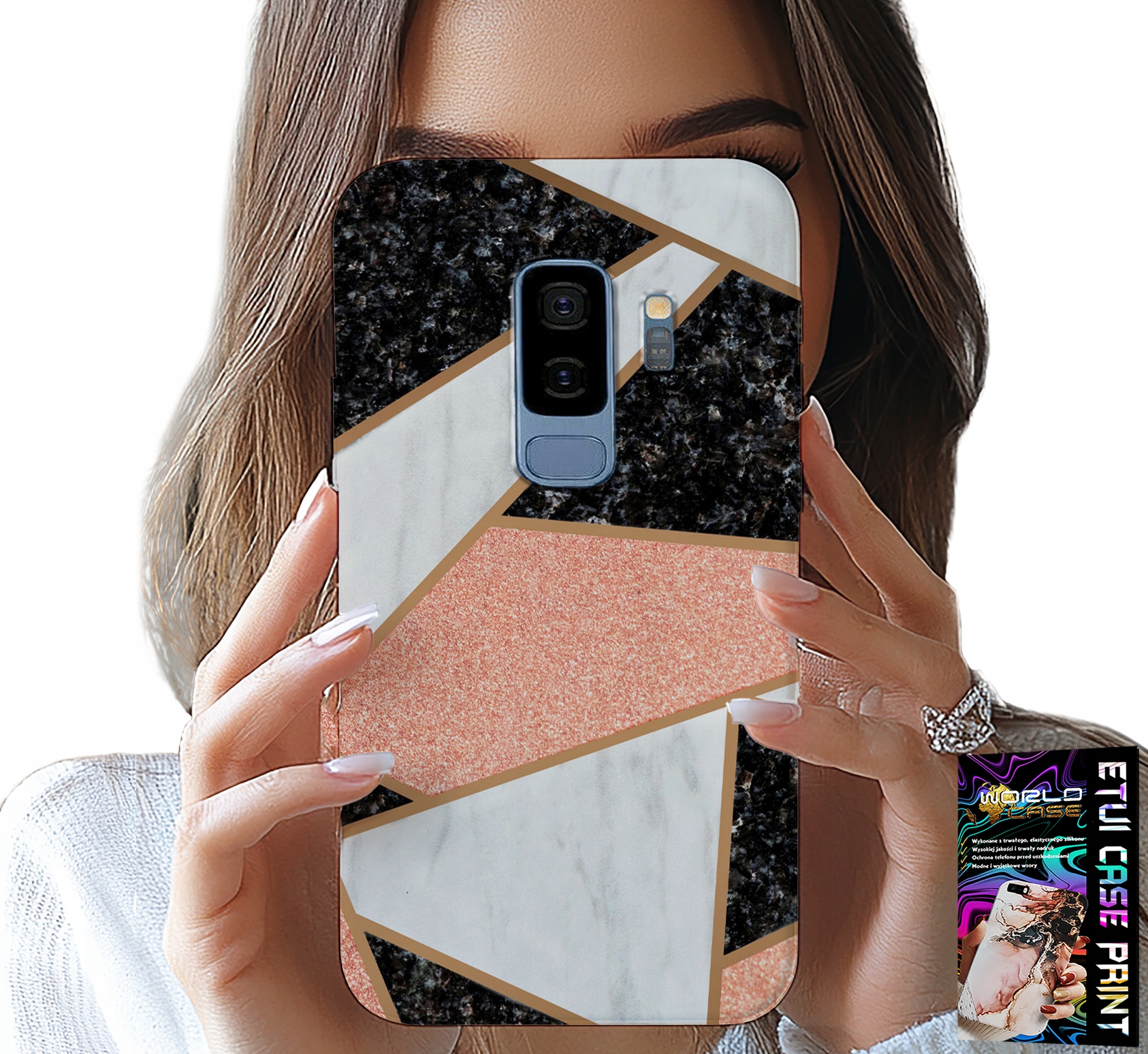 ETUI DO SAMSUNG GALAXY S9 PLUS - ELEGANCKIE MODNE WZORY CASE + FOLIA