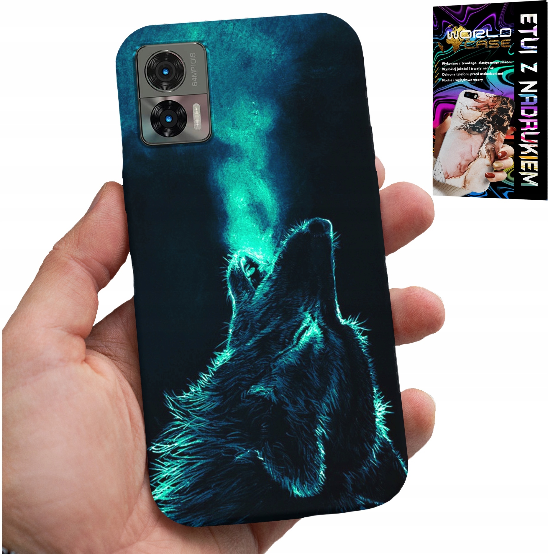 ETUI DO MOTOROLA EDGE 30 NEO - WILK WILKI WATAHA SUPER WZORY OBUDOWA