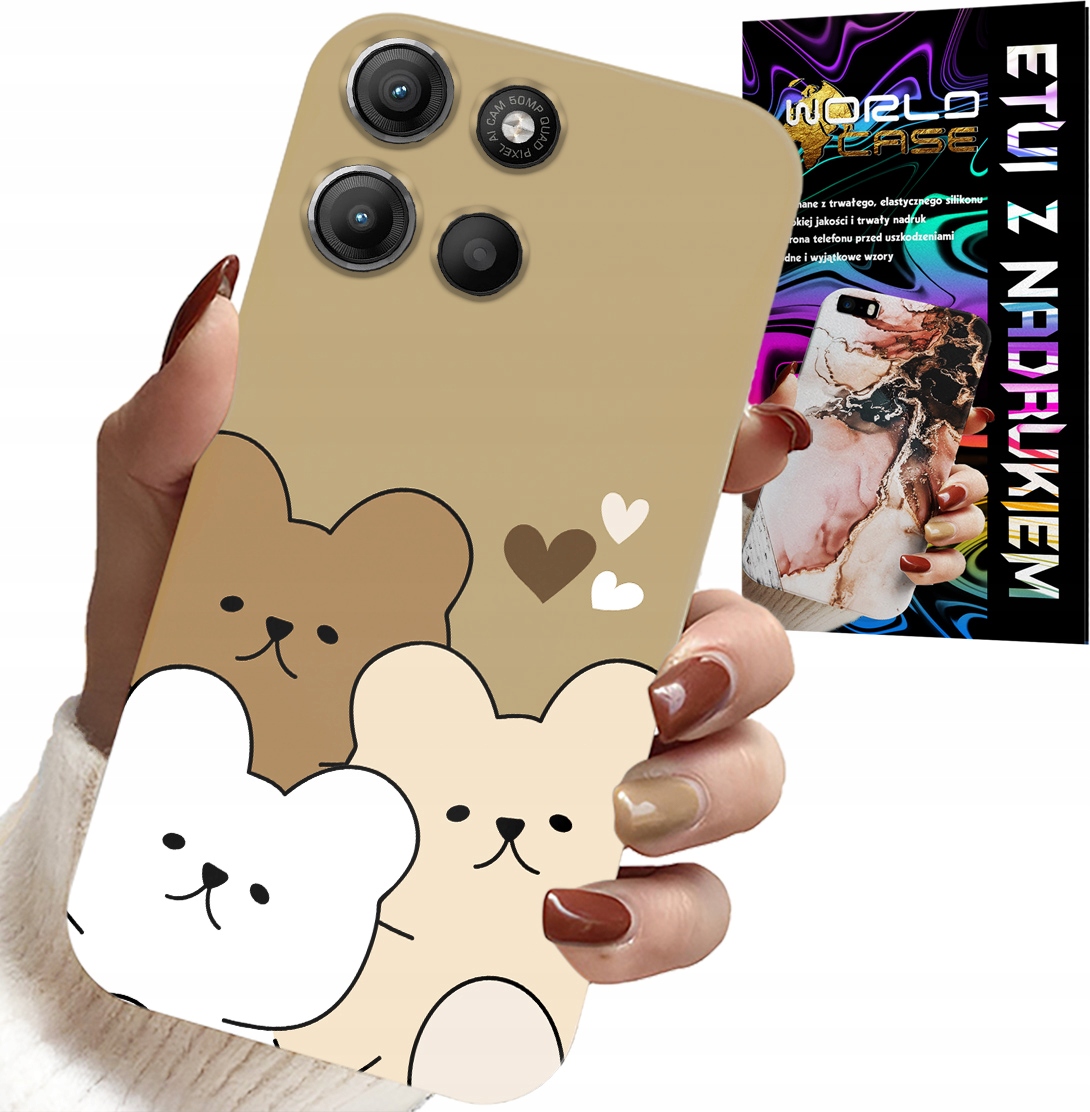 ETUI DO MOTOROLA MOTO G15 - MIŚ, MISIE WZORY DLA NAJMŁODSZYCH DZIECI