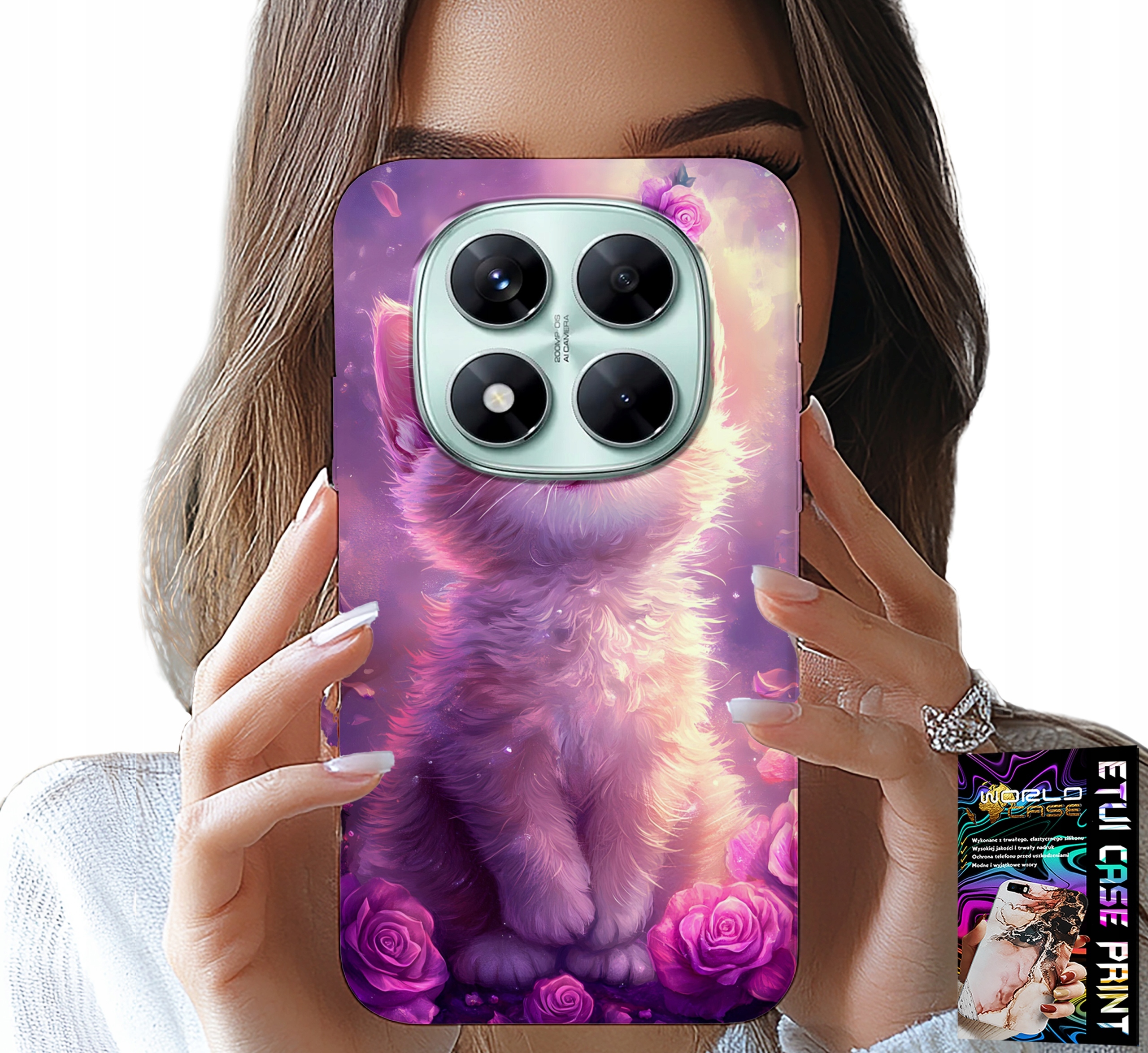 ETUI DO XIAOMI NOTE 14 PRO+ 5G - SŁODKI KOTEK, KOT, WZORY ZE ZWIERZĘTAMI