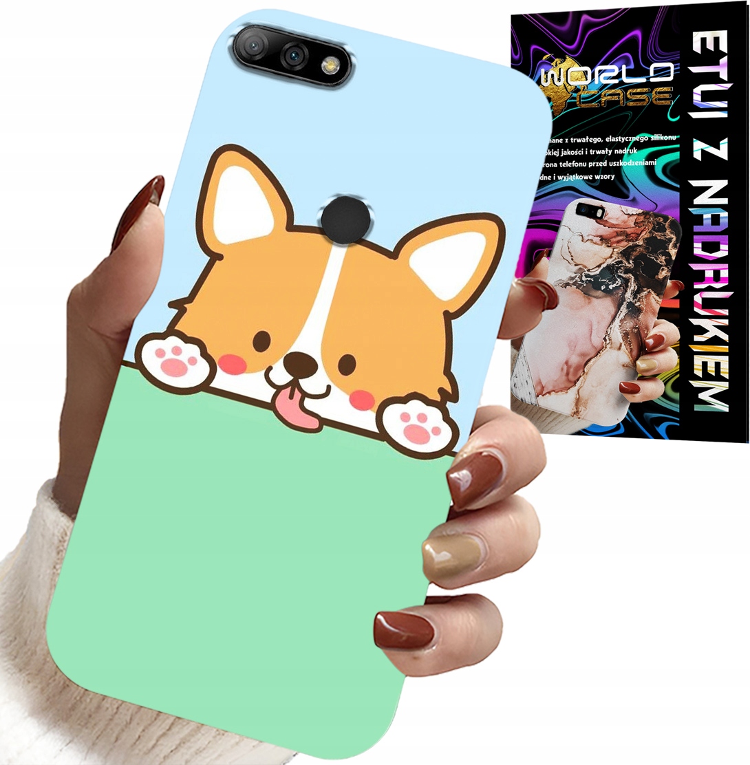 ETUI DO HUAWEI Y7 2018 - SŁODKI PIESEK WZORY Z BAJEK POKROWIEC