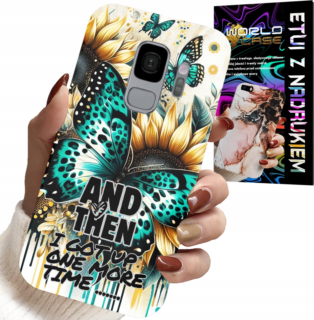 ETUI DO SAMSUNG GALAXY S9 - AND THEN I GOT UP, KOBIECE WZORY + FOLIA