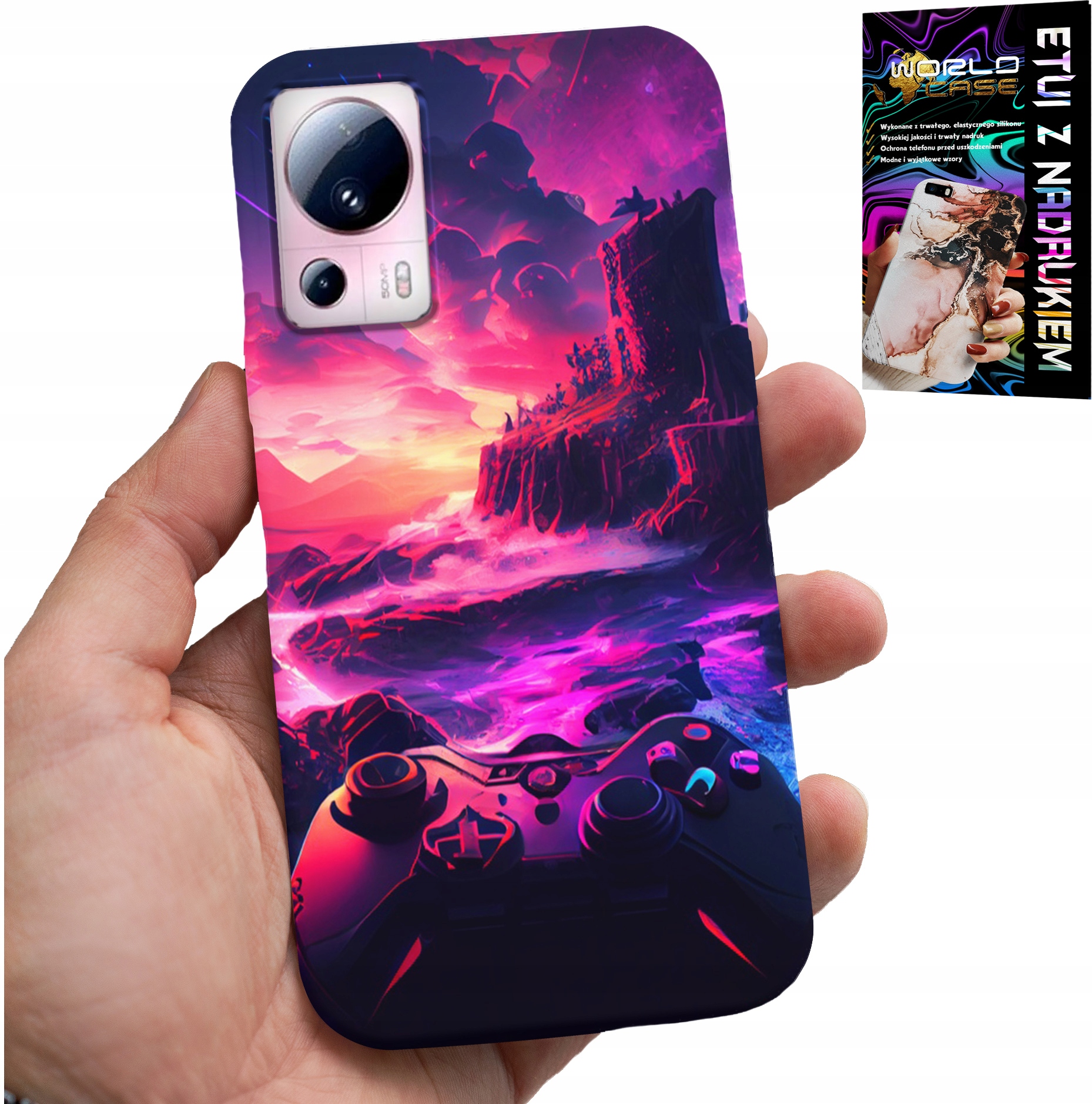 ETUI DO XIAOMI 13 LITE - CASE DLA GRACZA, WZORY Z GIER, PREZENT