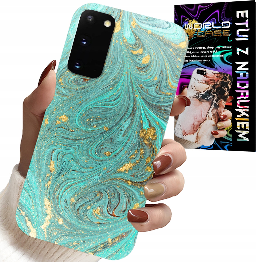 ETUI DO SAMSUNG GALAXY S20 - MARMURKOWE WZORY + FOLIA HYDROŻEL