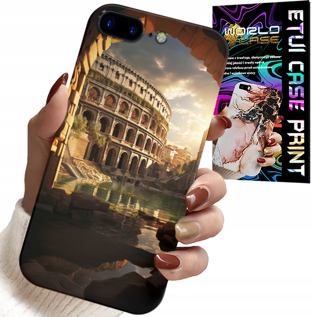 ETUI DO IPHONE ( 7 PLUS ) - RZYM COLOSSEUM RZYMIANIE STAROŻYTNOŚĆ